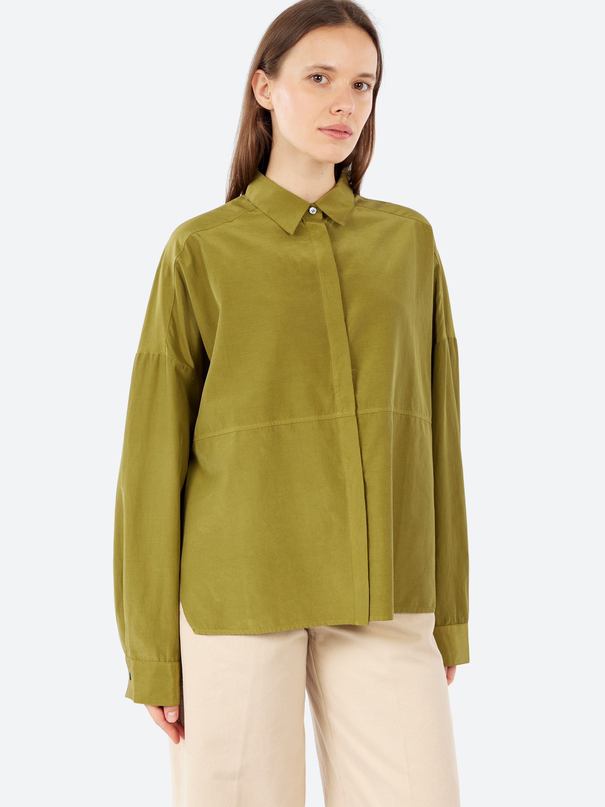 Iconic Cotton and Silk Shirt