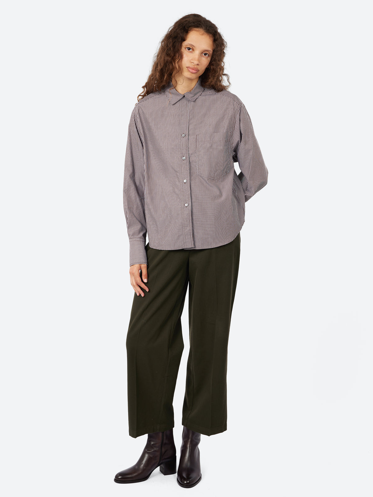 Stripe Poplin Shirt
