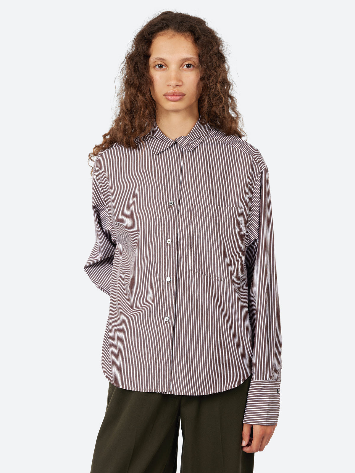 Stripe Poplin Shirt