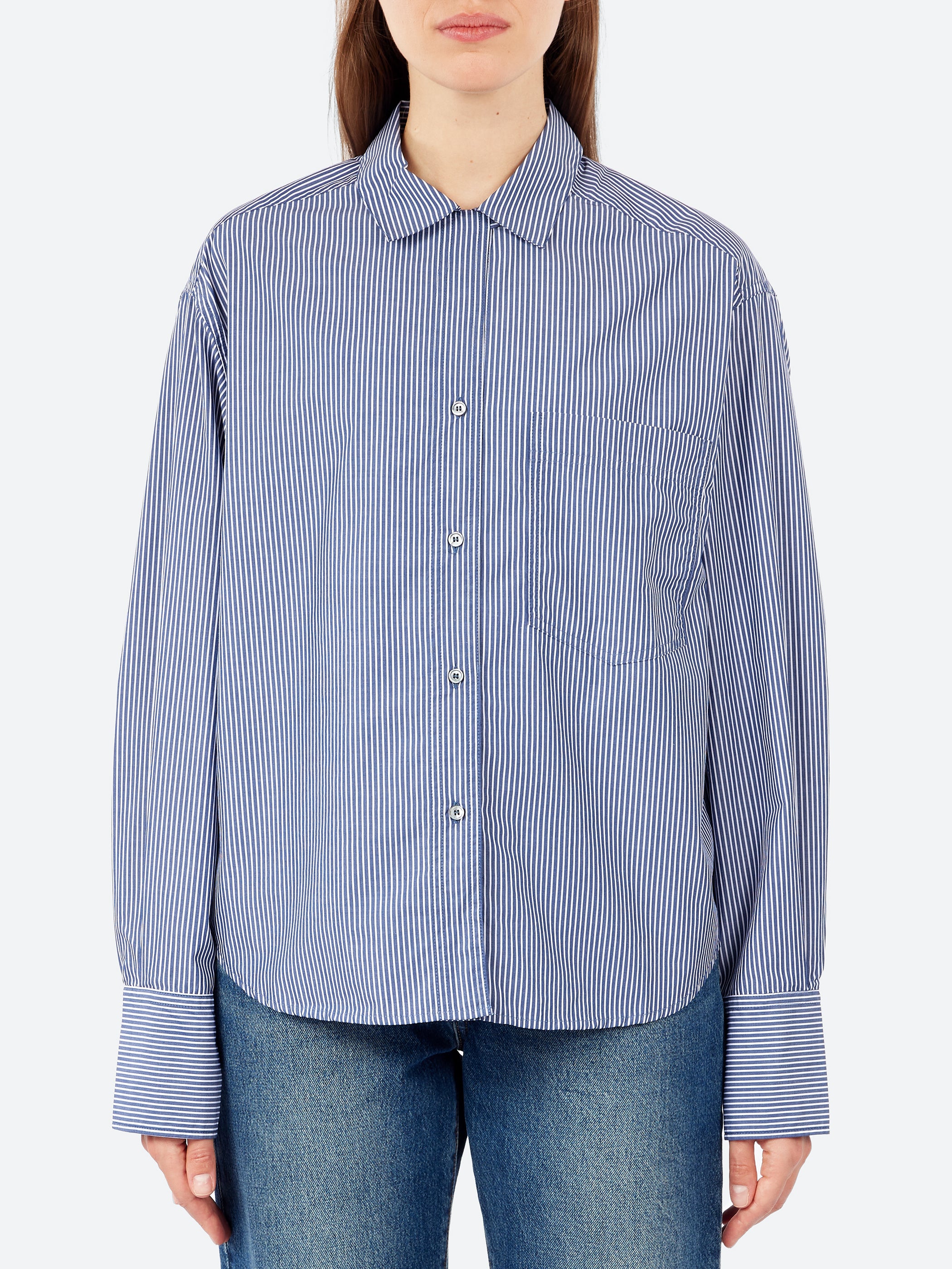 Stripe Poplin Shirt