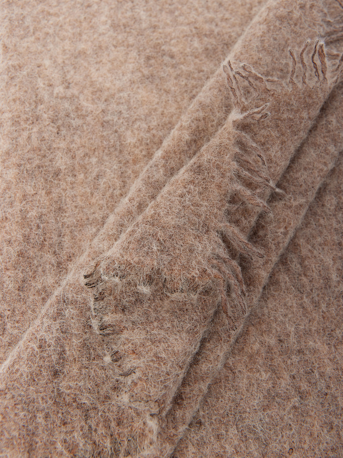 Alpaca and Wool Knit Scarf