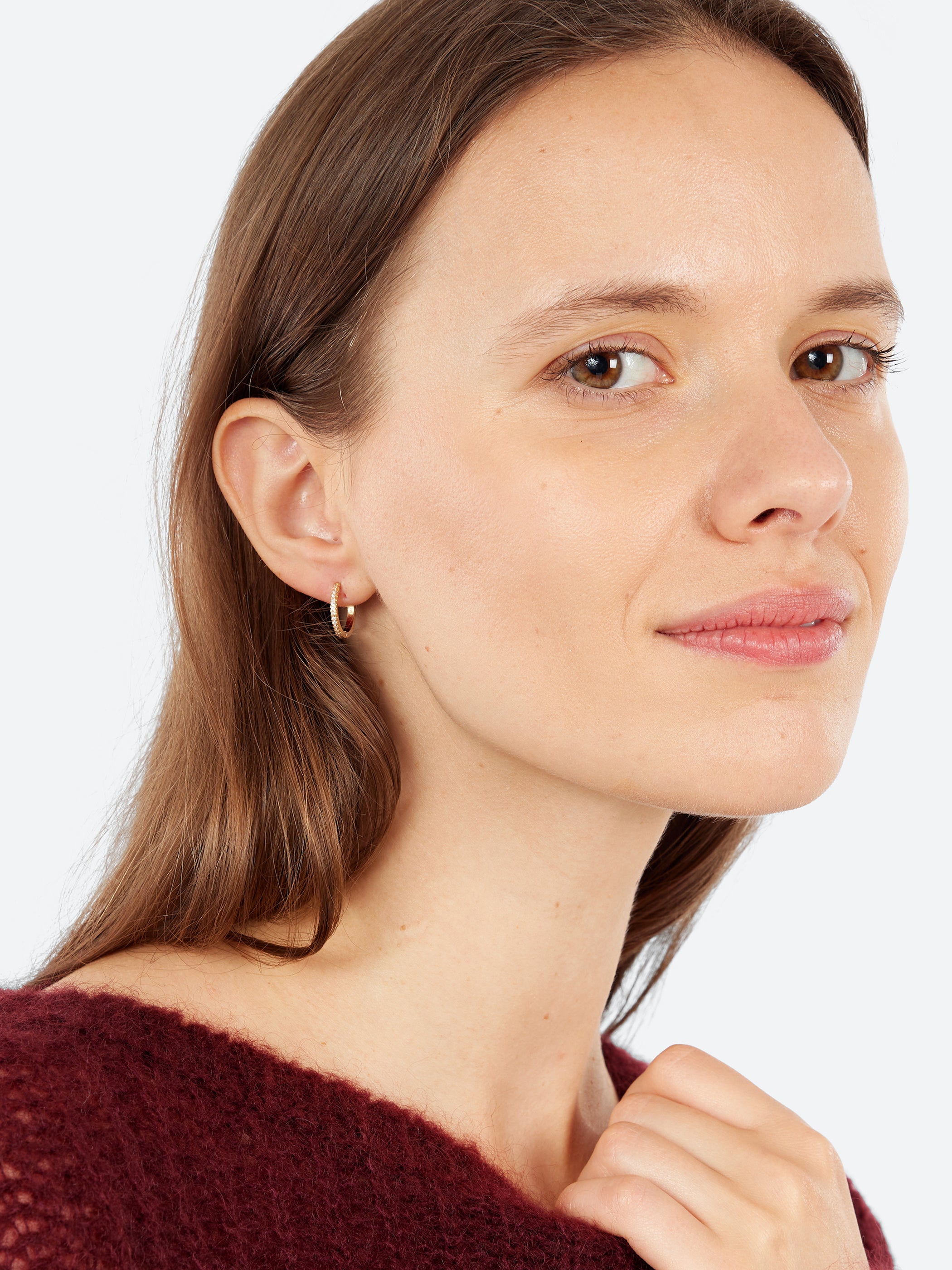 Fleur Round Earring