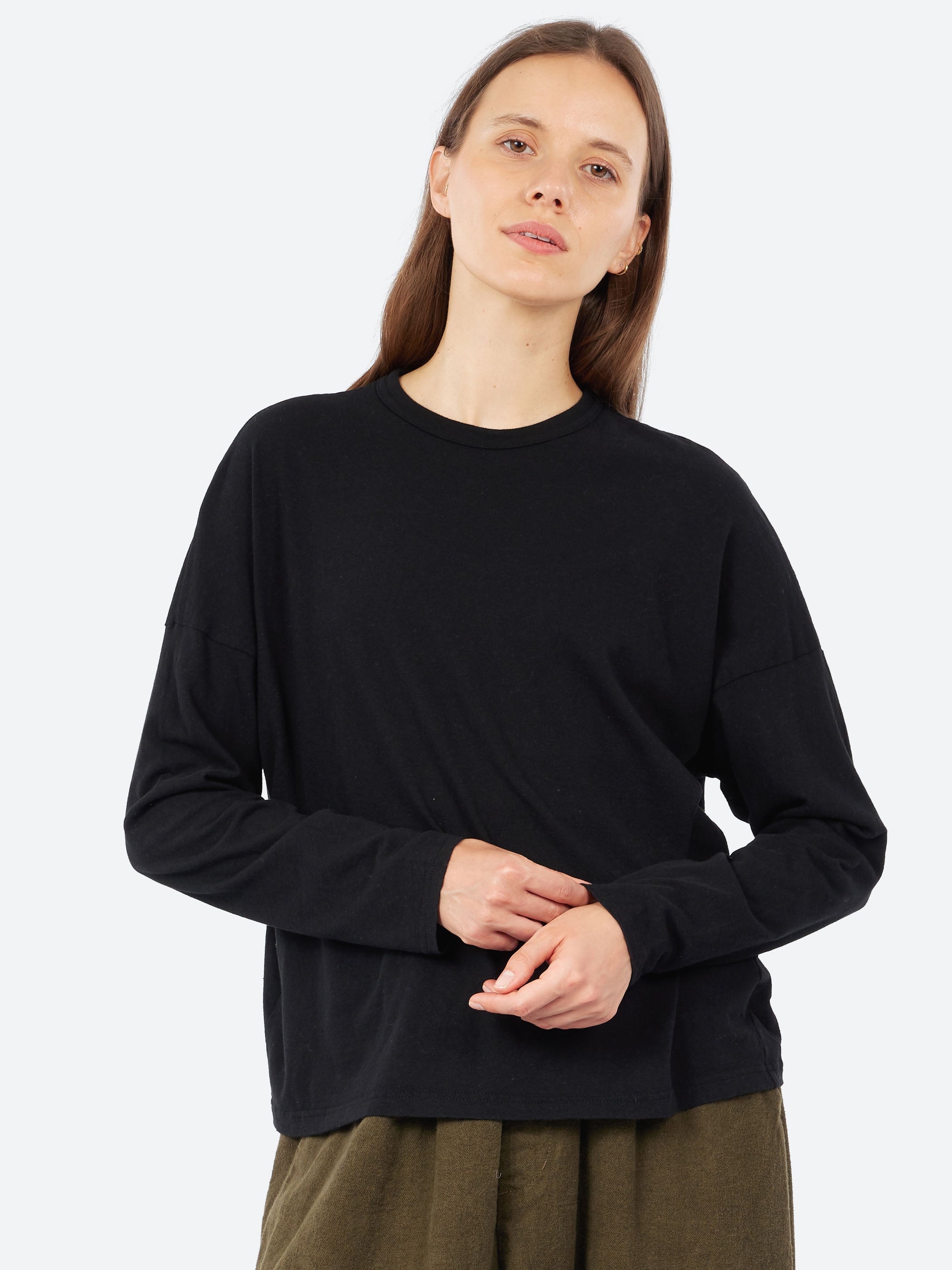Recycled Jersey Long Sleeve Shirt