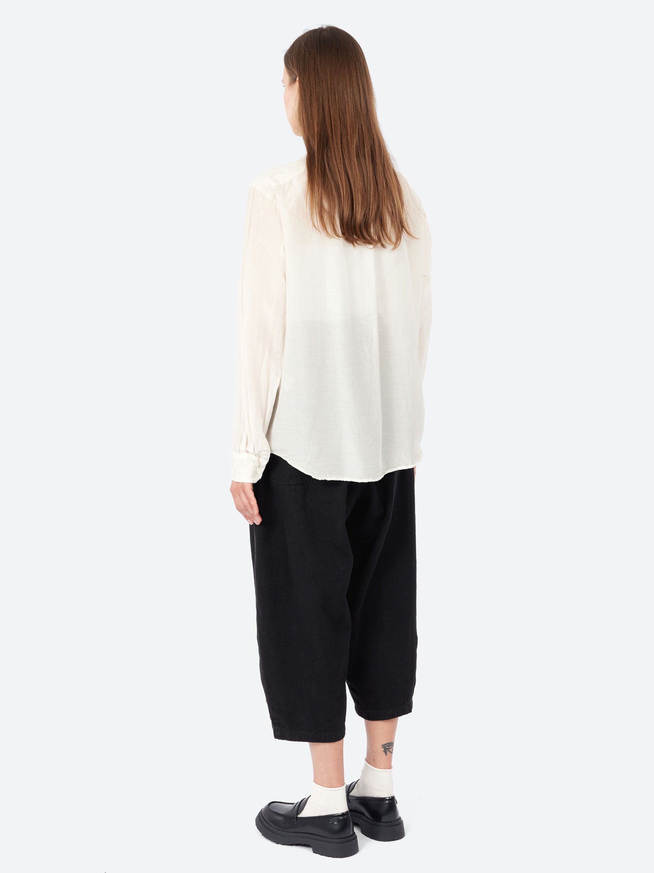 Lawn Band Collar Shirt
