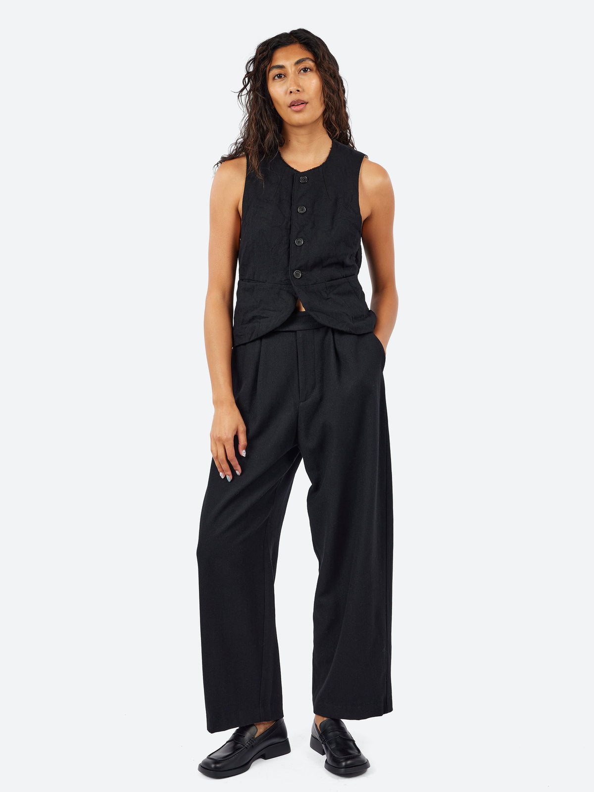 Wide Pleat Pants