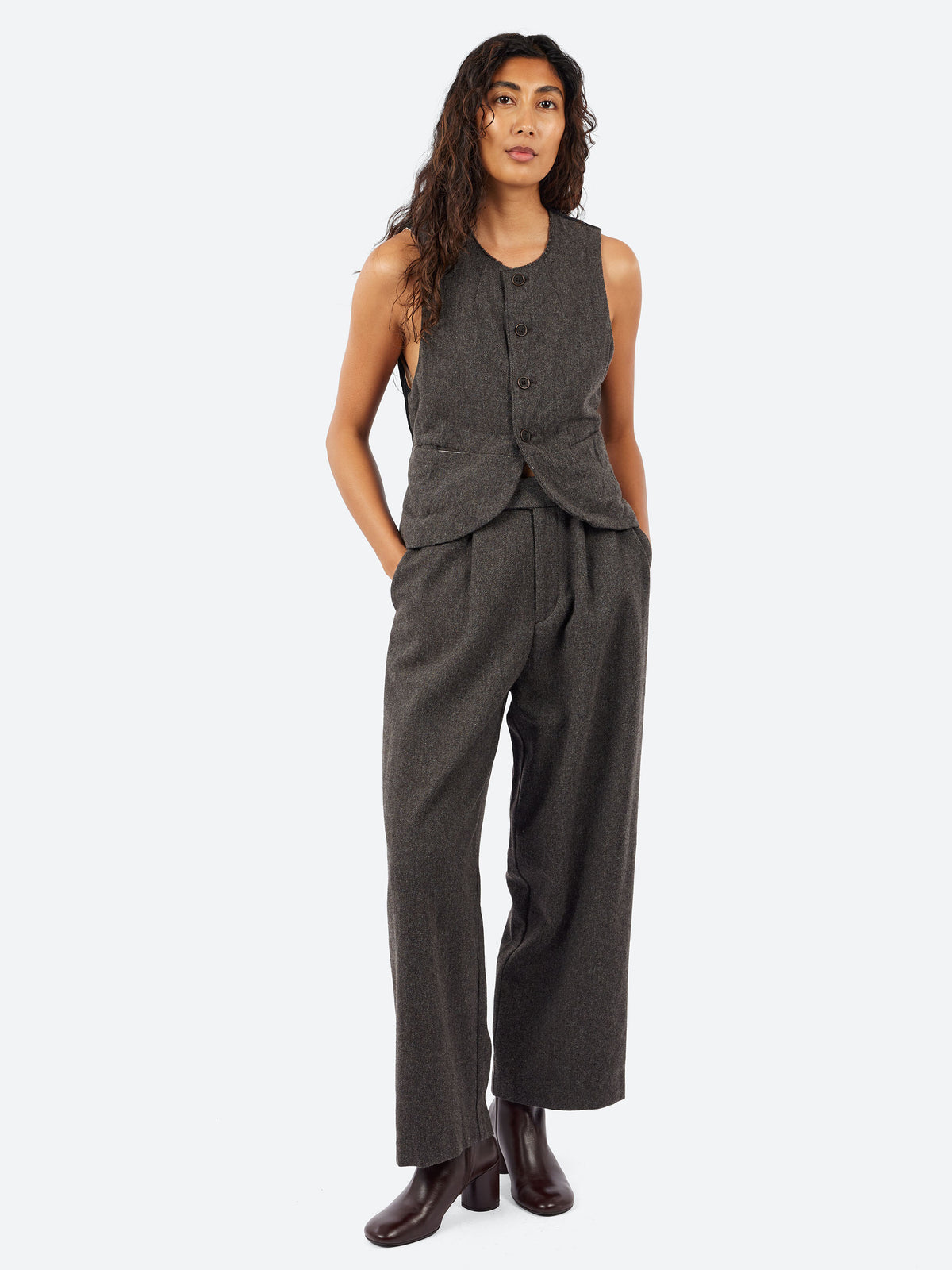 Wide Pleat Pants