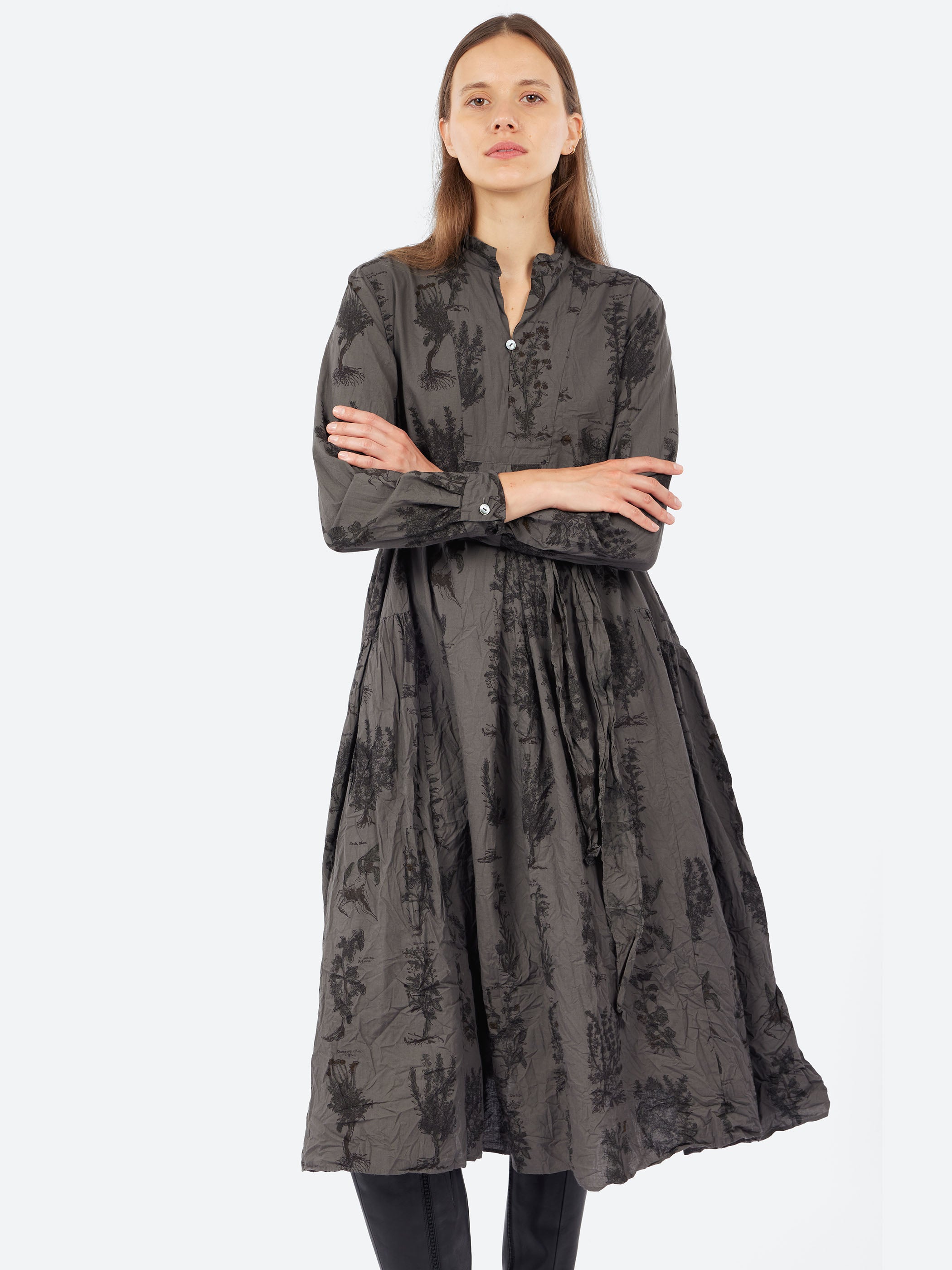 Herbal Print Dress
