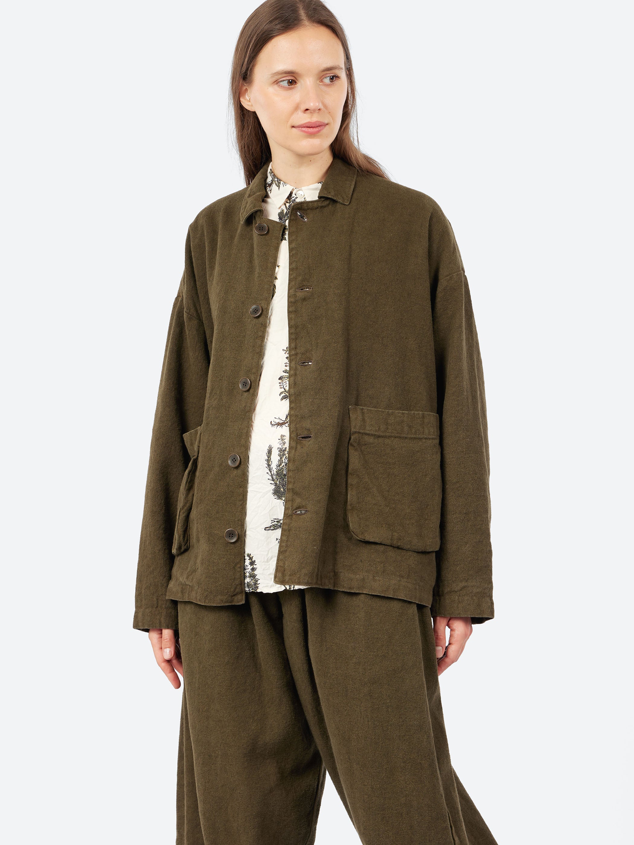 Relaxed Coverall Jacket