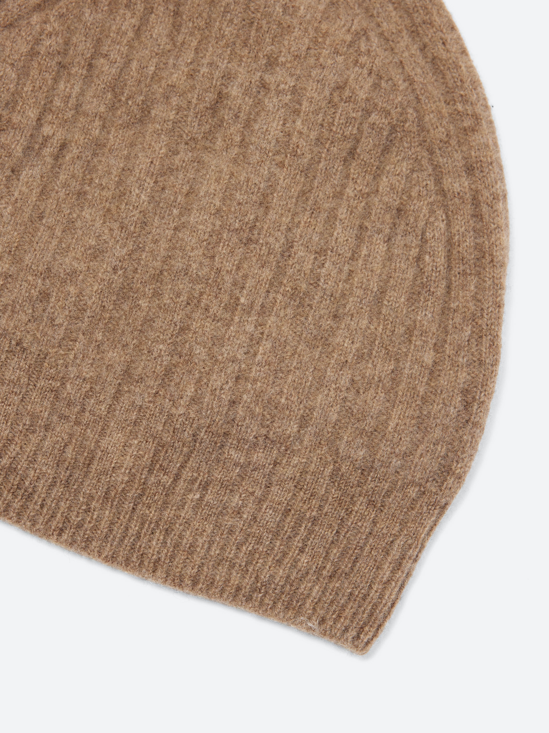 Wool Ribbed Beanie