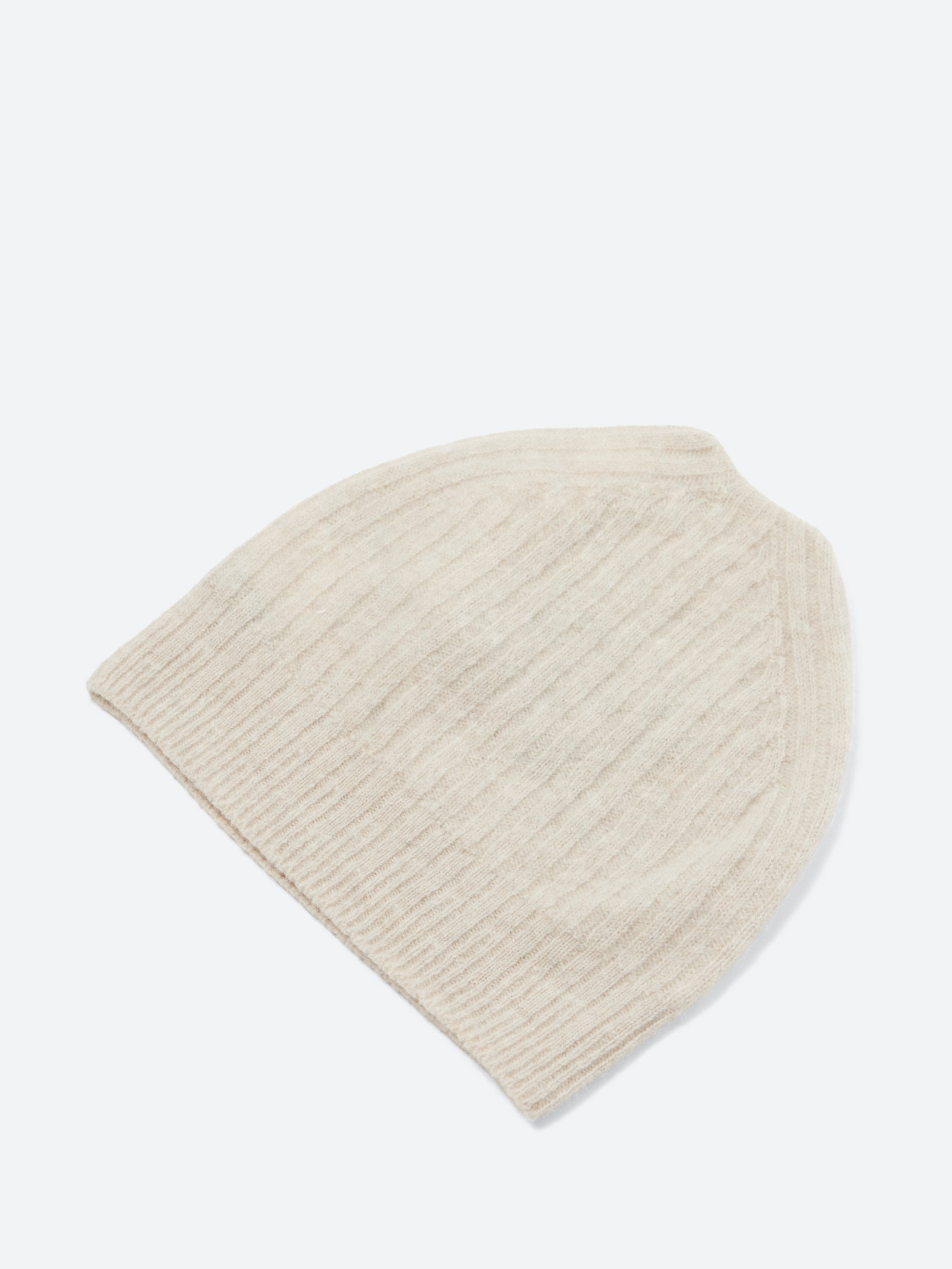 Wool Ribbed Beanie