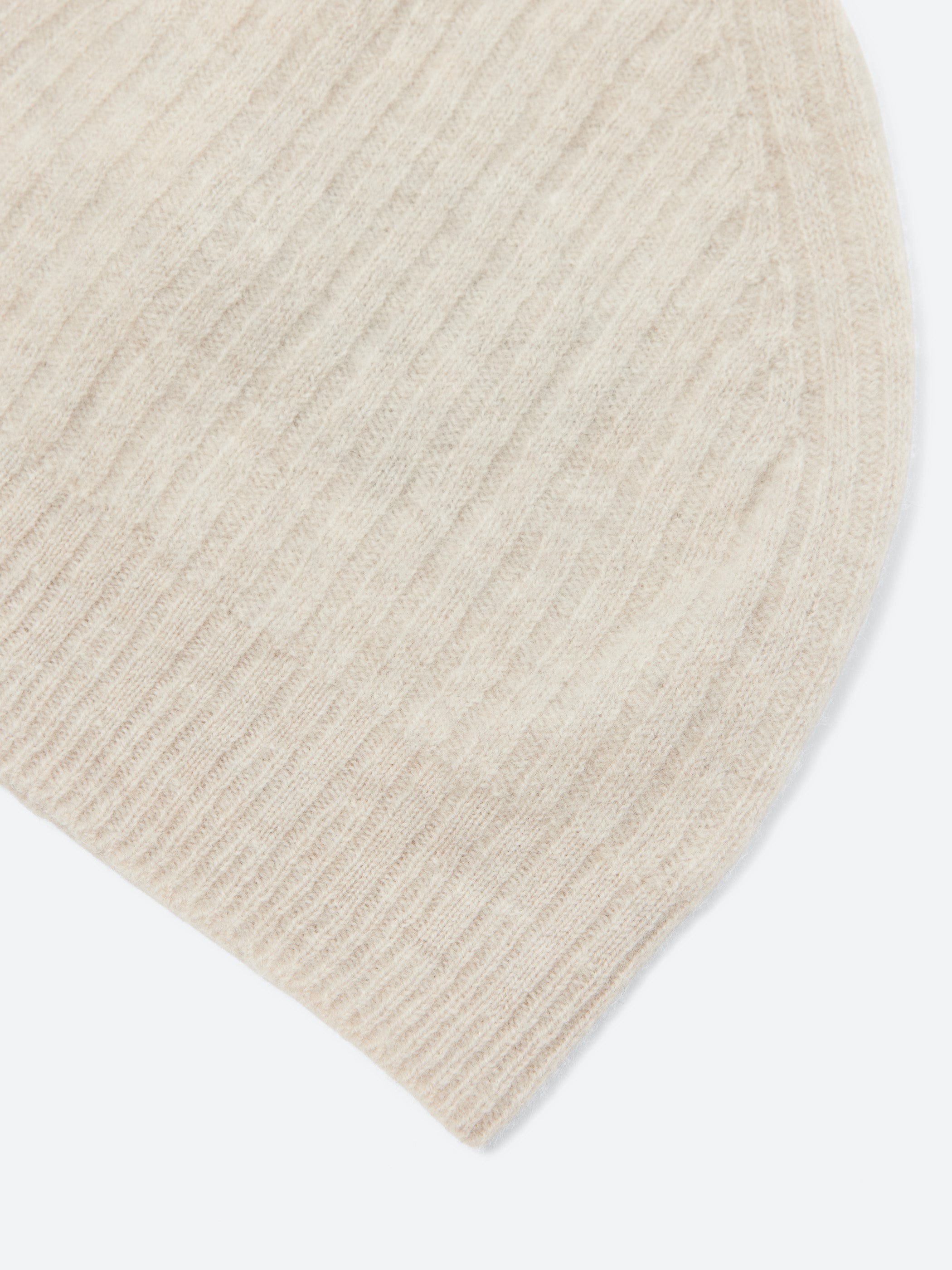 Wool Ribbed Beanie
