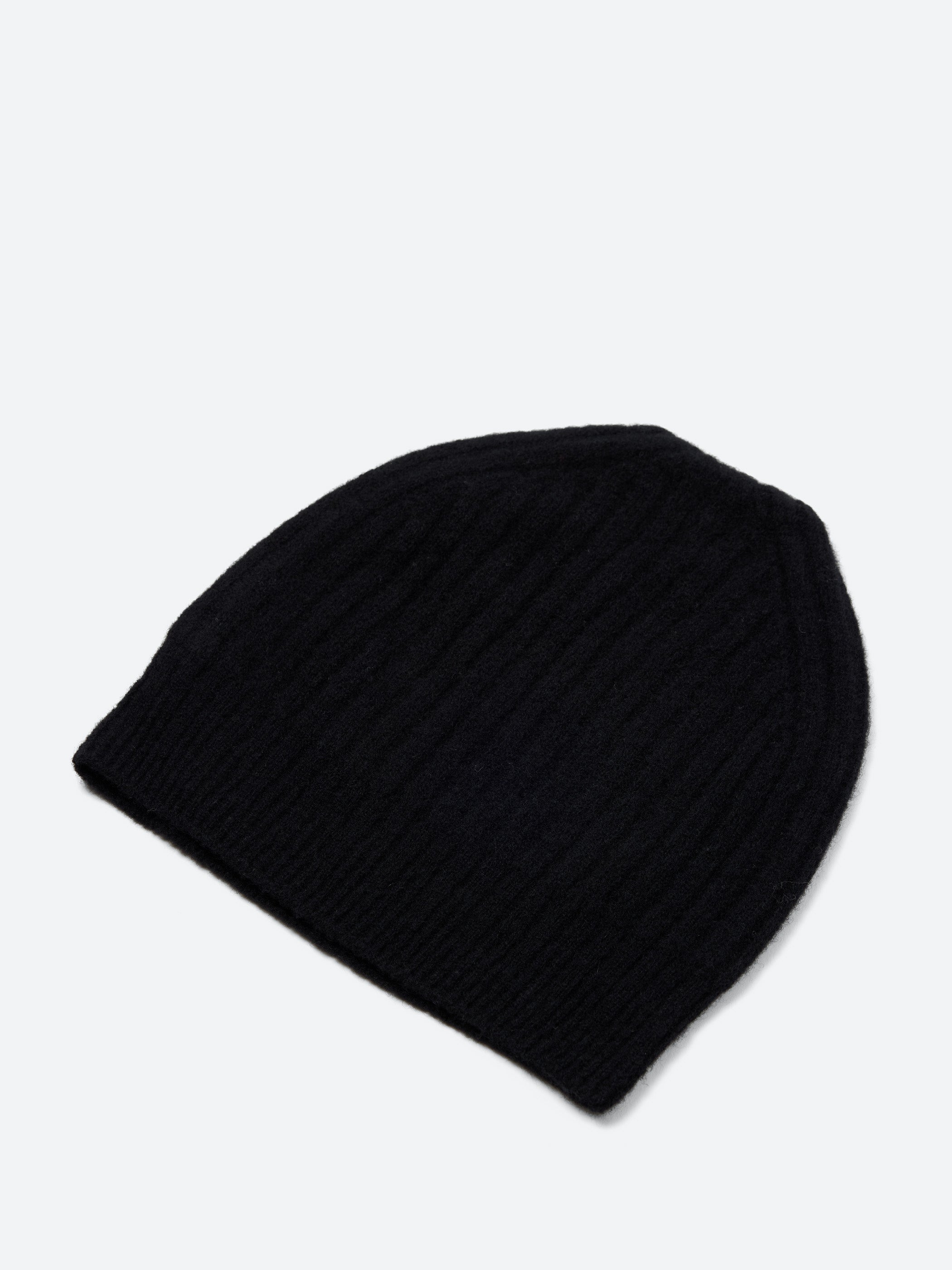 Wool Ribbed Beanie