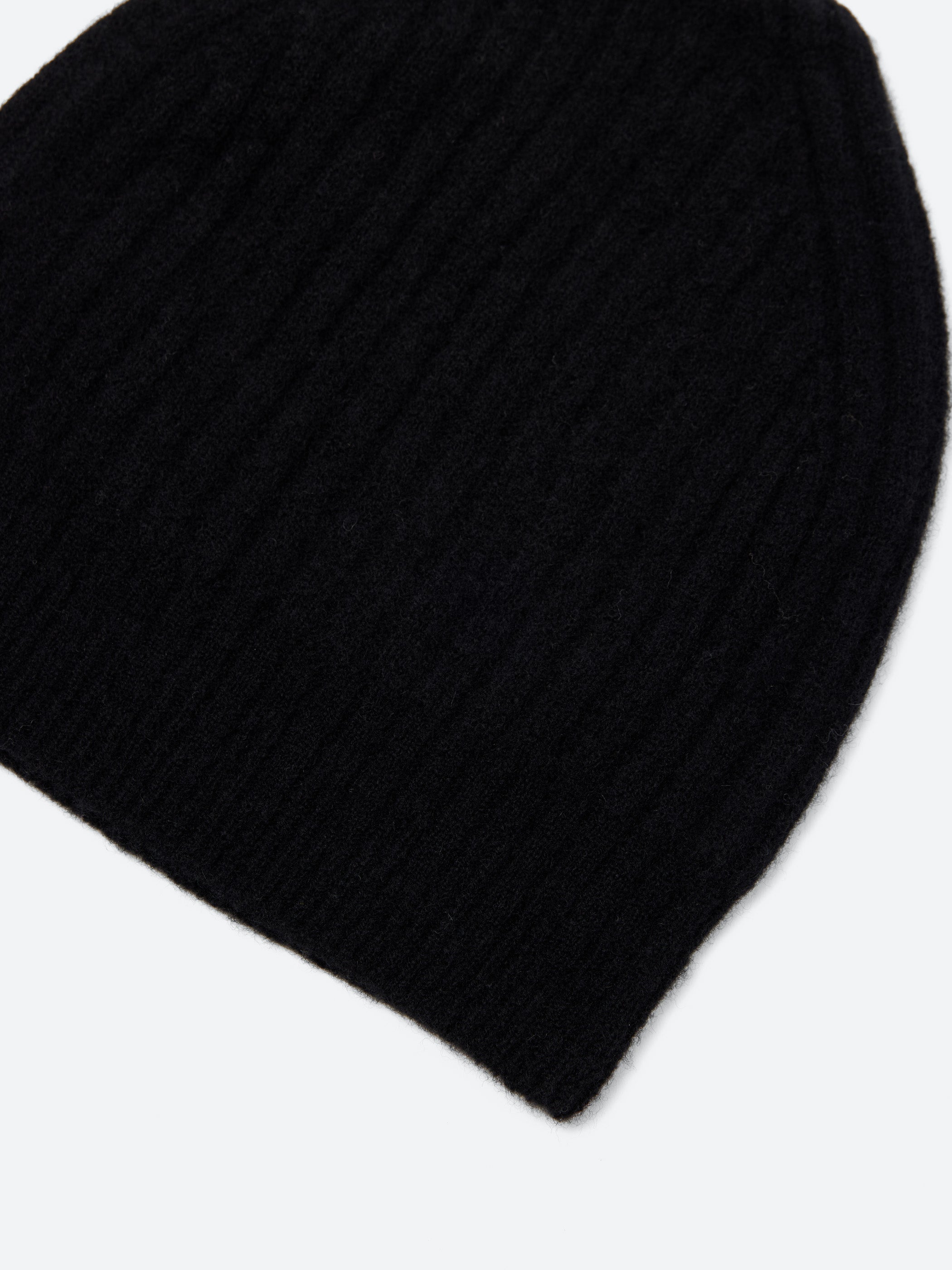 Wool Ribbed Beanie