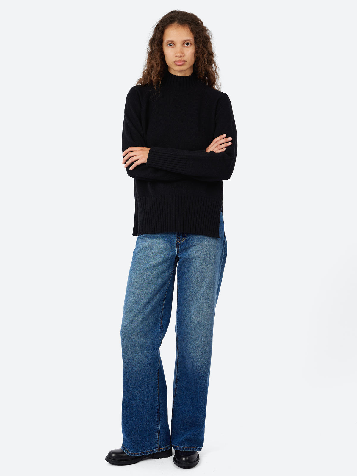 2614 High Neck Pullover