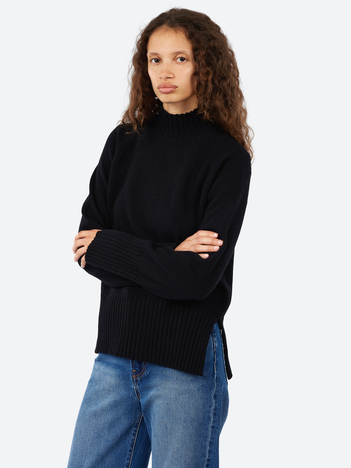 2614 High Neck Pullover
