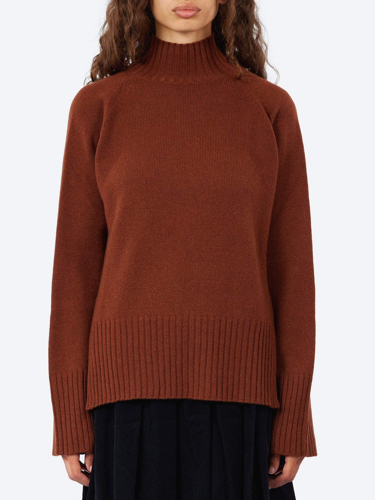 2614 High Neck Pullover