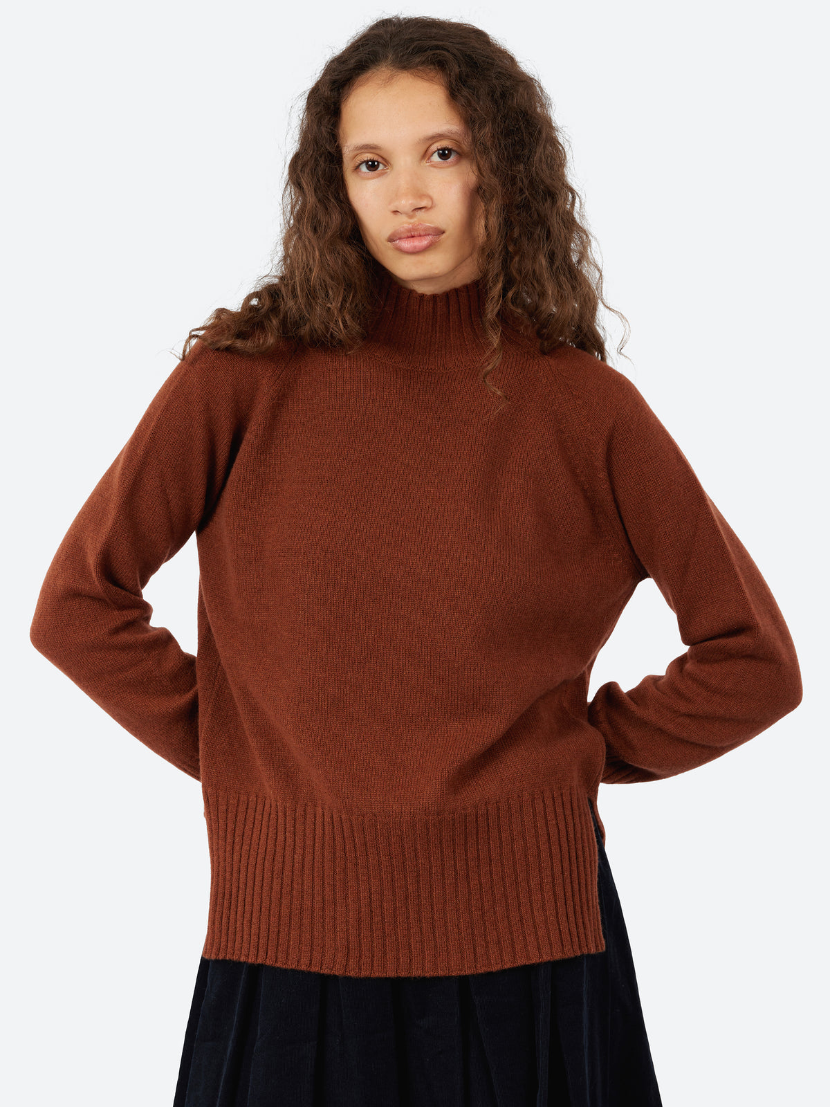 2614 High Neck Pullover
