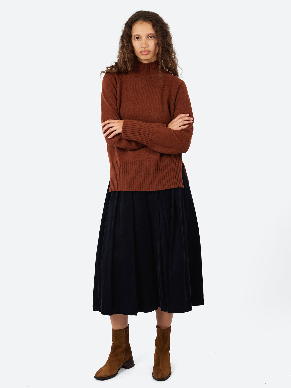2614 High Neck Pullover