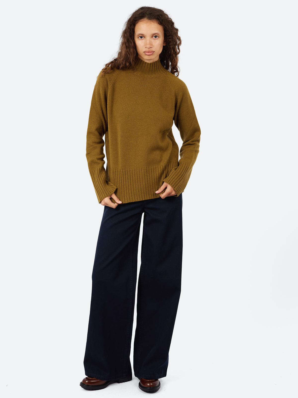2614 High Neck Pullover