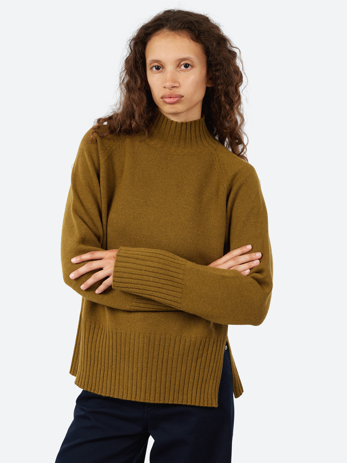 2614 High Neck Pullover