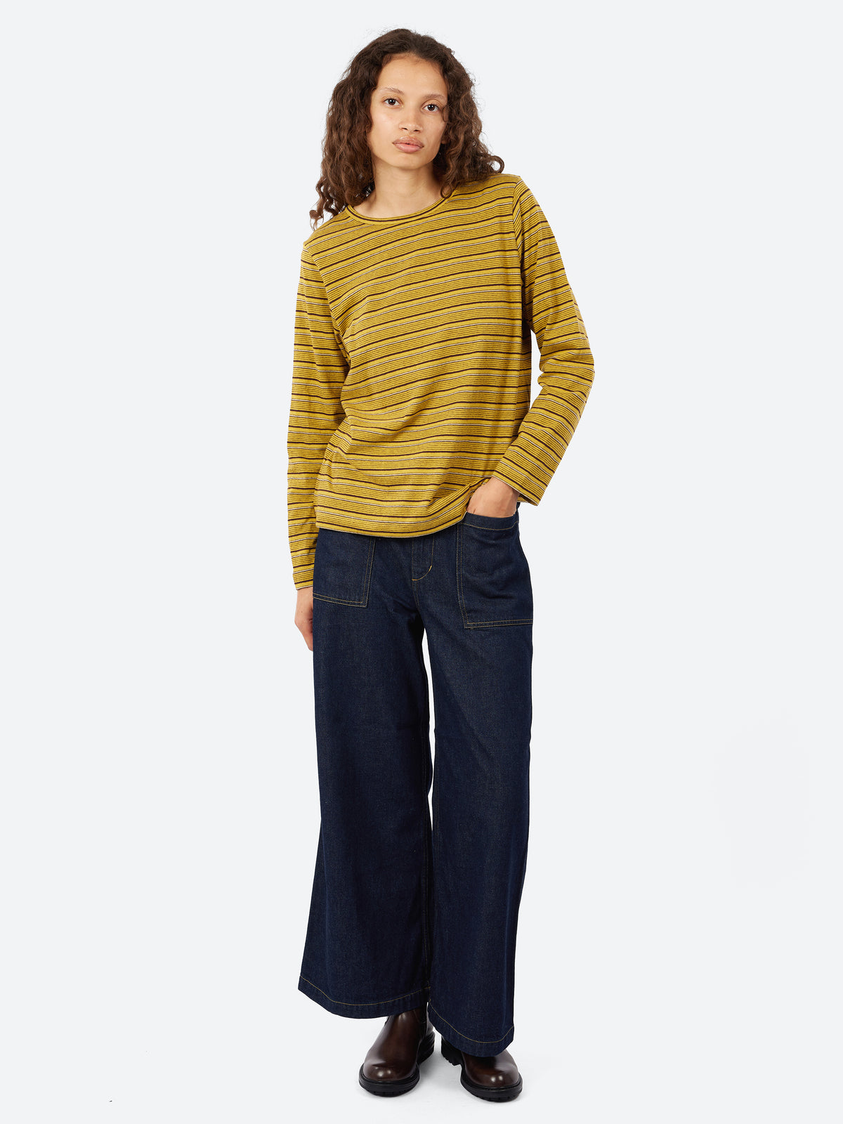 Multi Striped Long Sleeve Tee