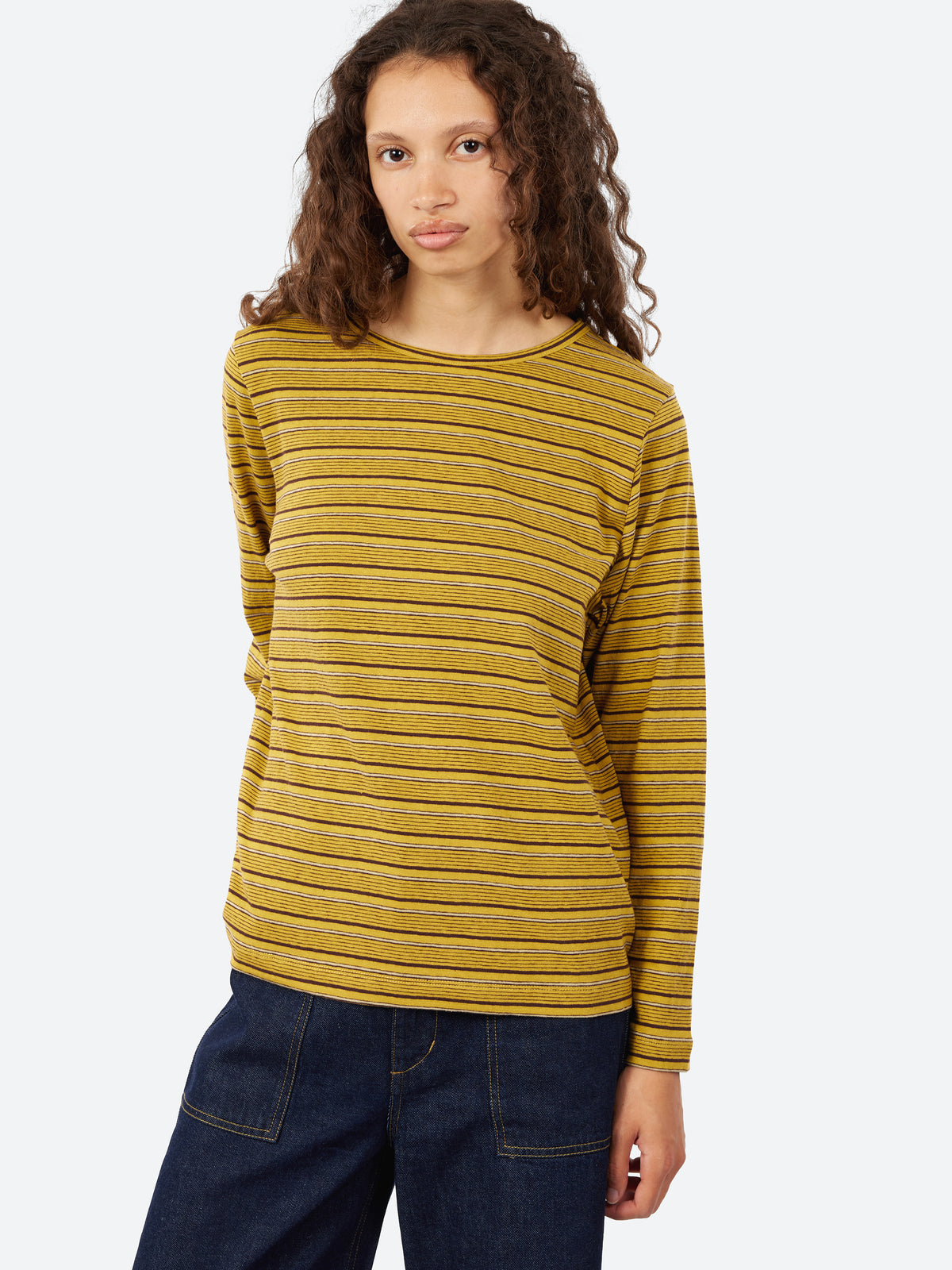 Multi Striped Long Sleeve Tee