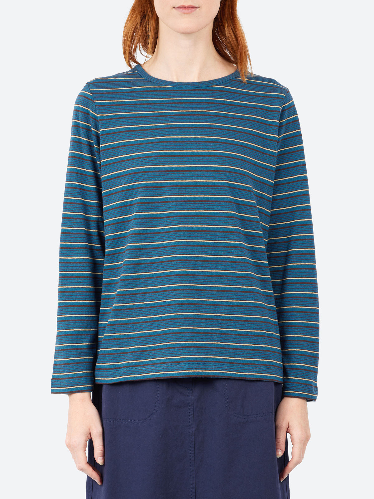 Multi Striped Long Sleeve Tee