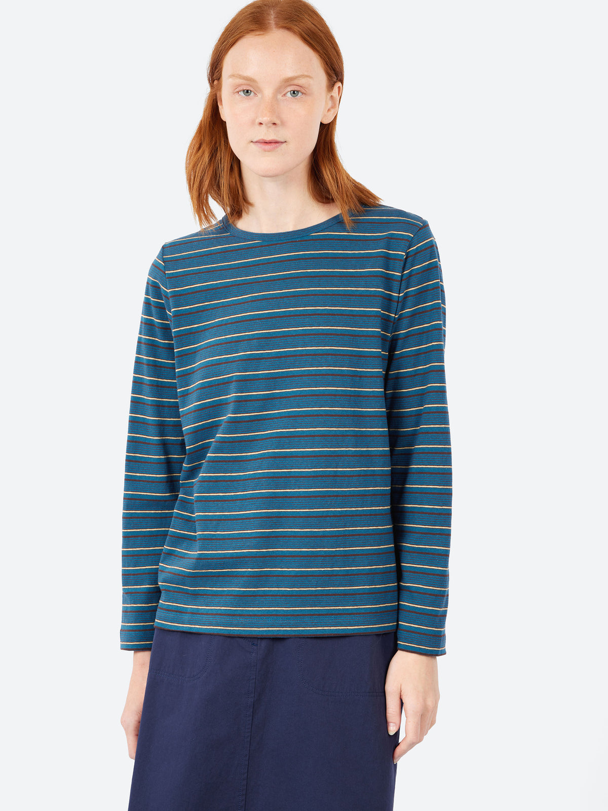 Multi Striped Long Sleeve Tee