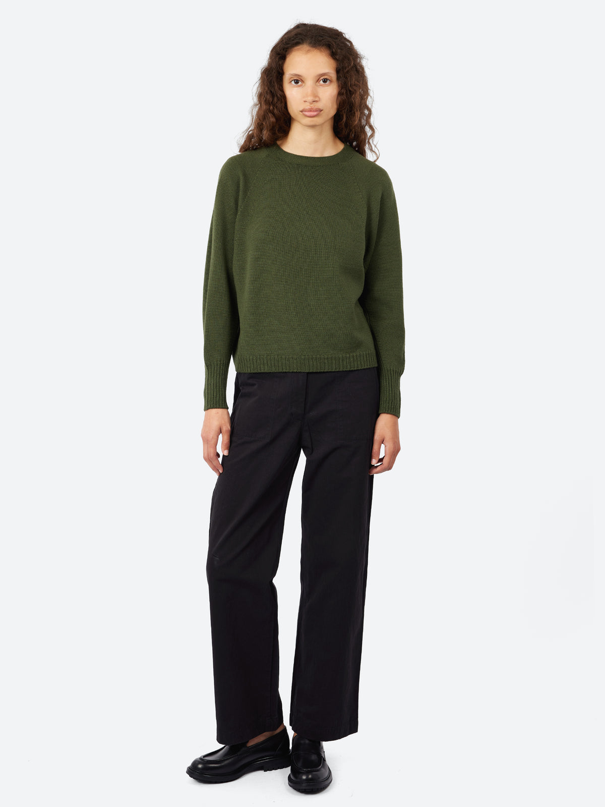Raglan Sleeve Crewneck