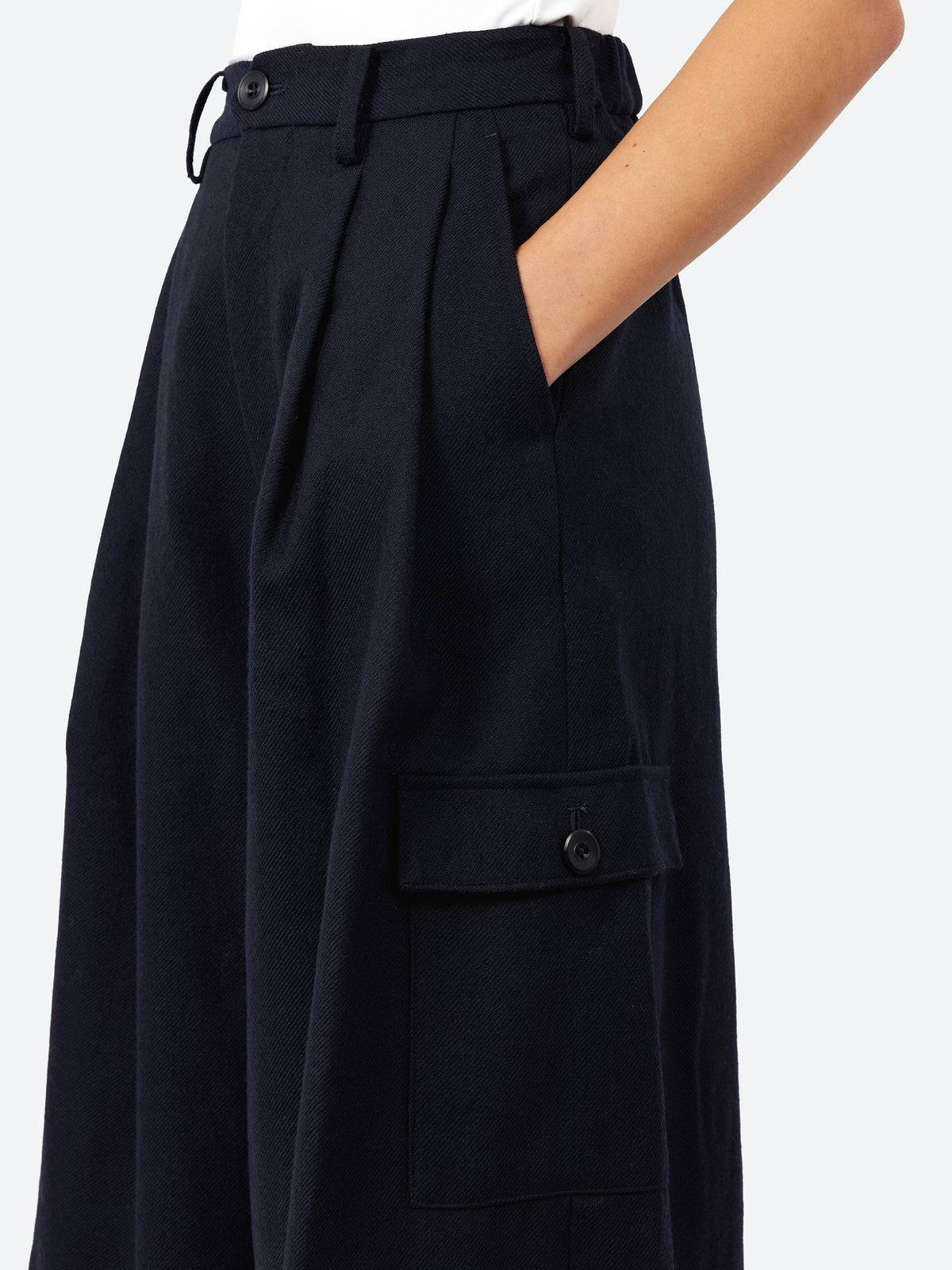 Wool Serge Culotte