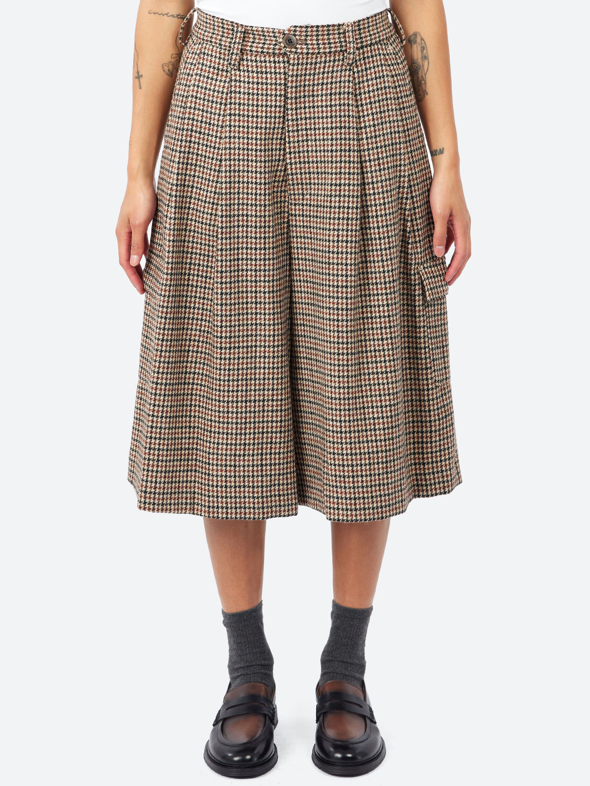 Gun Club Check Tweed Culotte