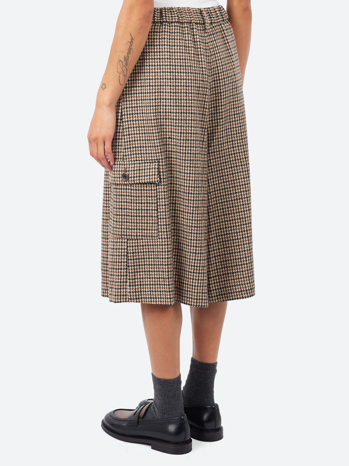 Gun Club Check Tweed Culotte