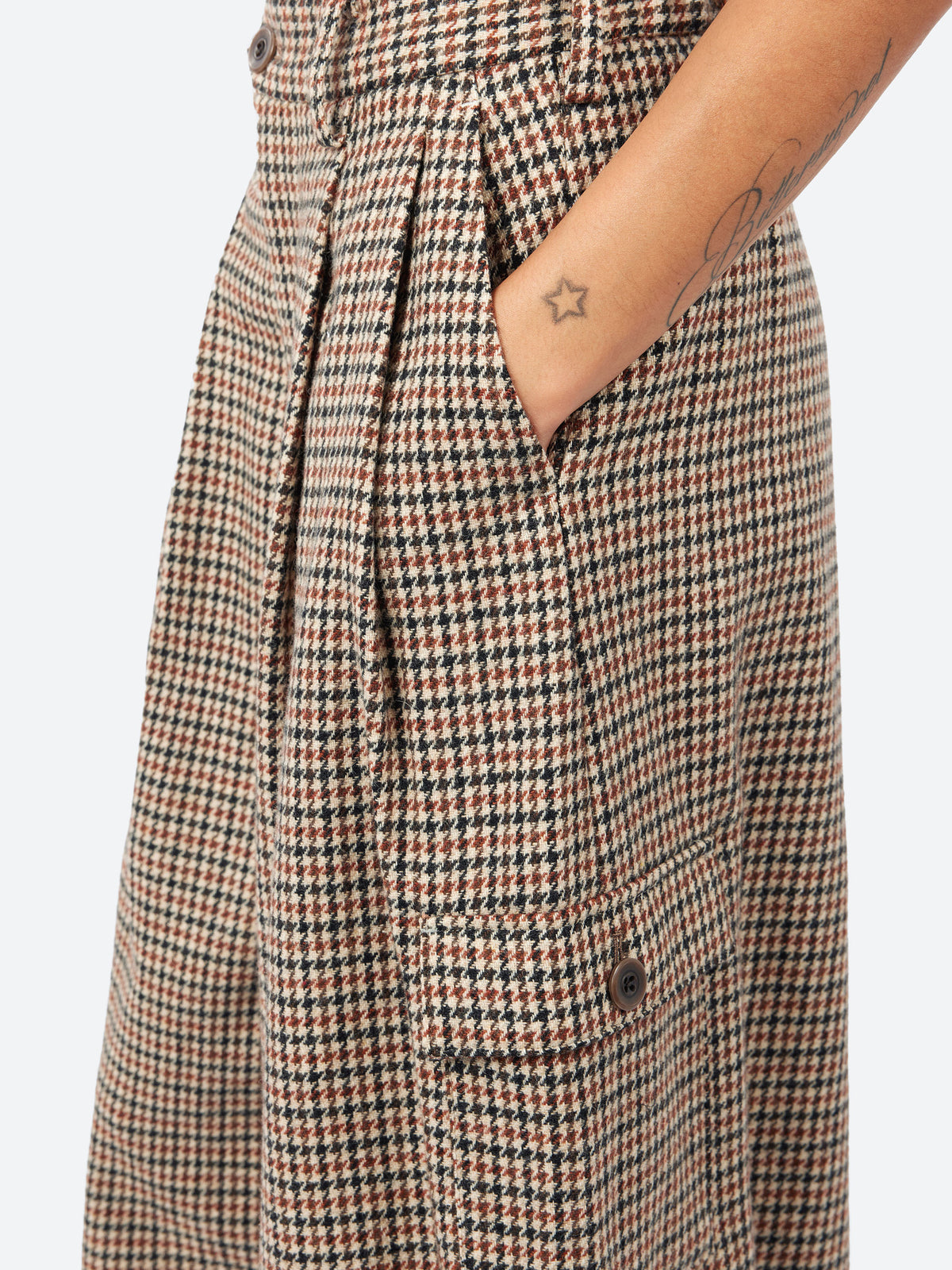 Gun Club Check Tweed Culotte