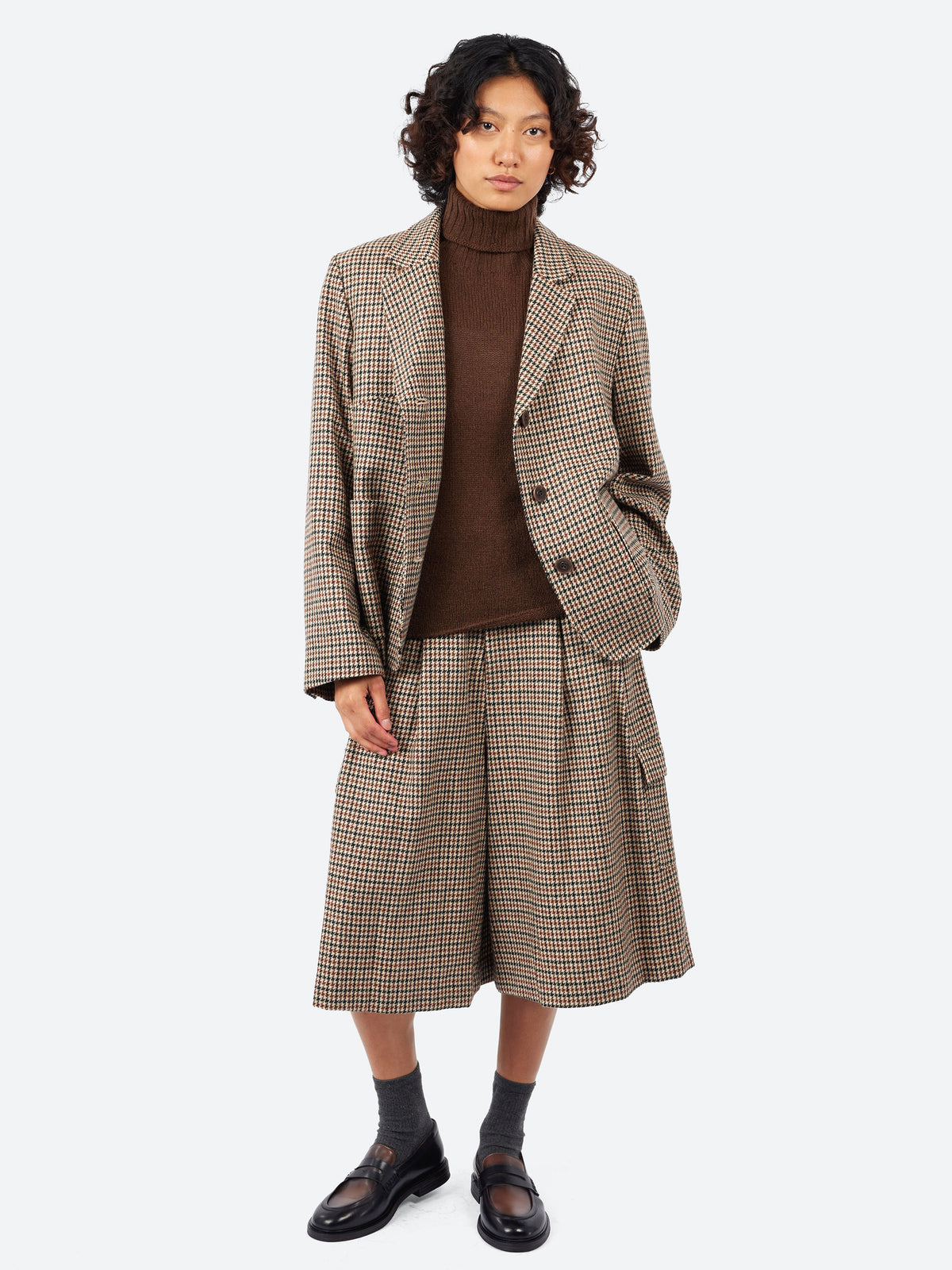 Gun Club Check Tweed Culotte