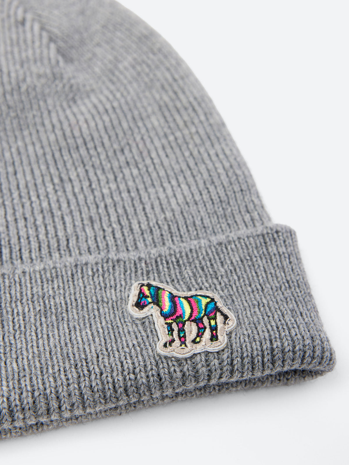 Zebra Logo Wool Beanie