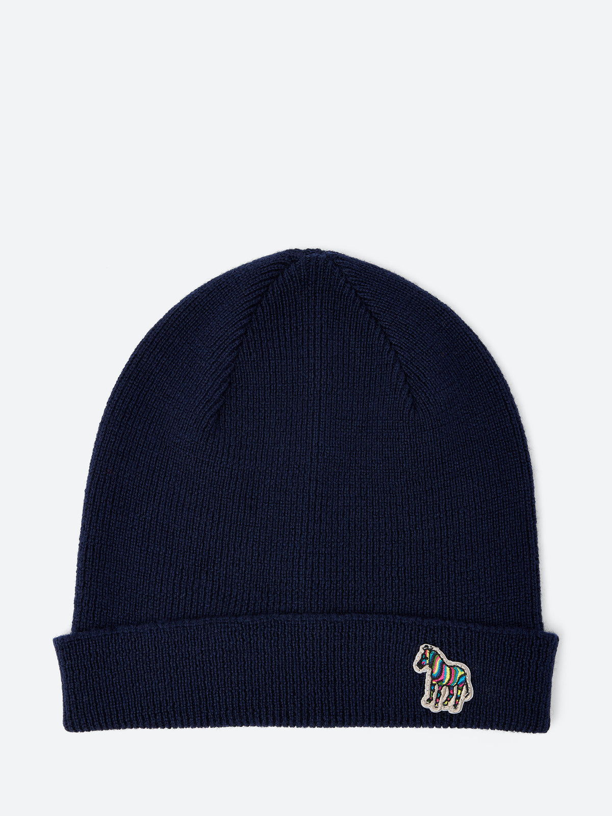 Zebra Logo Wool Beanie