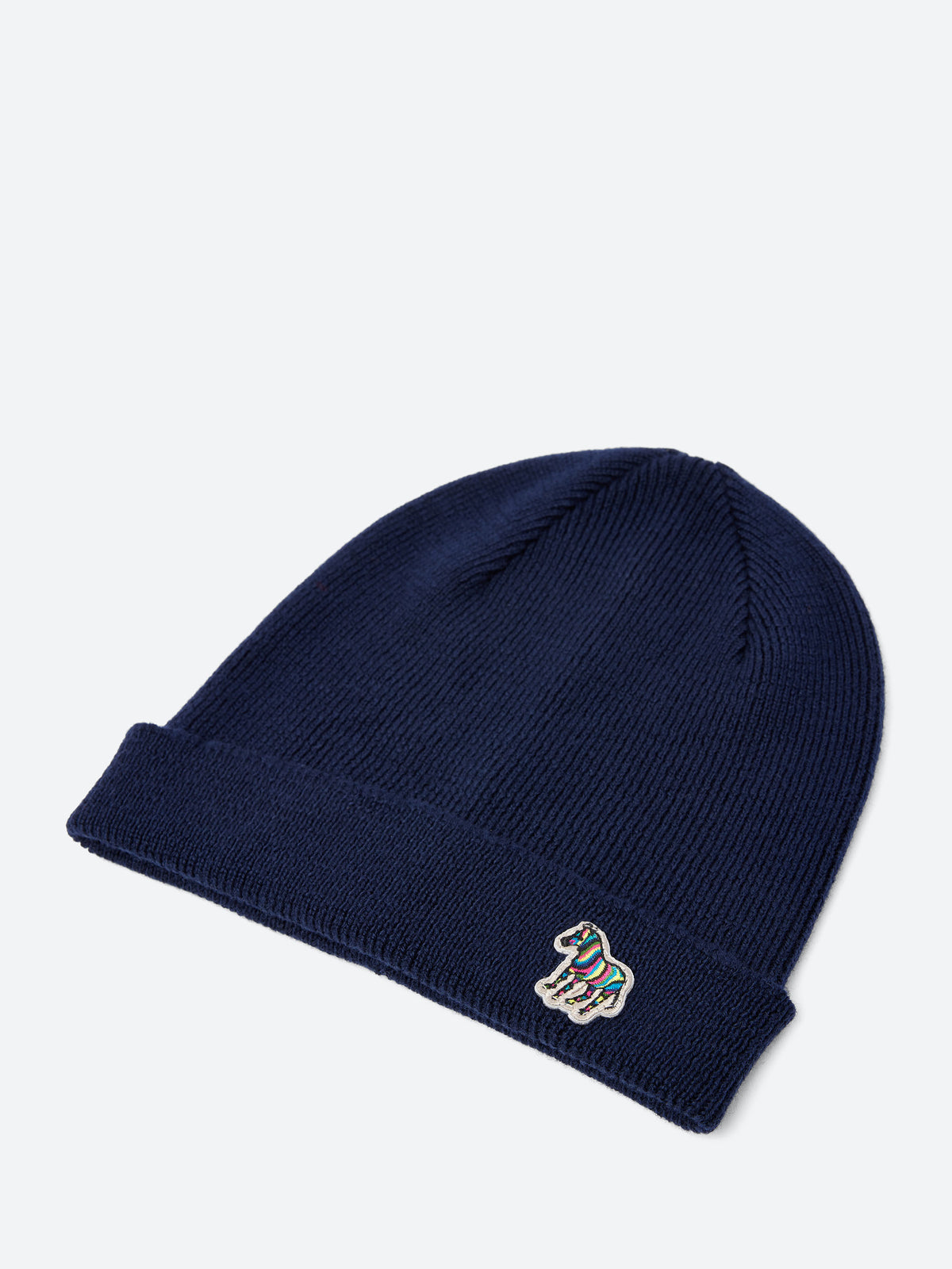 Zebra Logo Wool Beanie