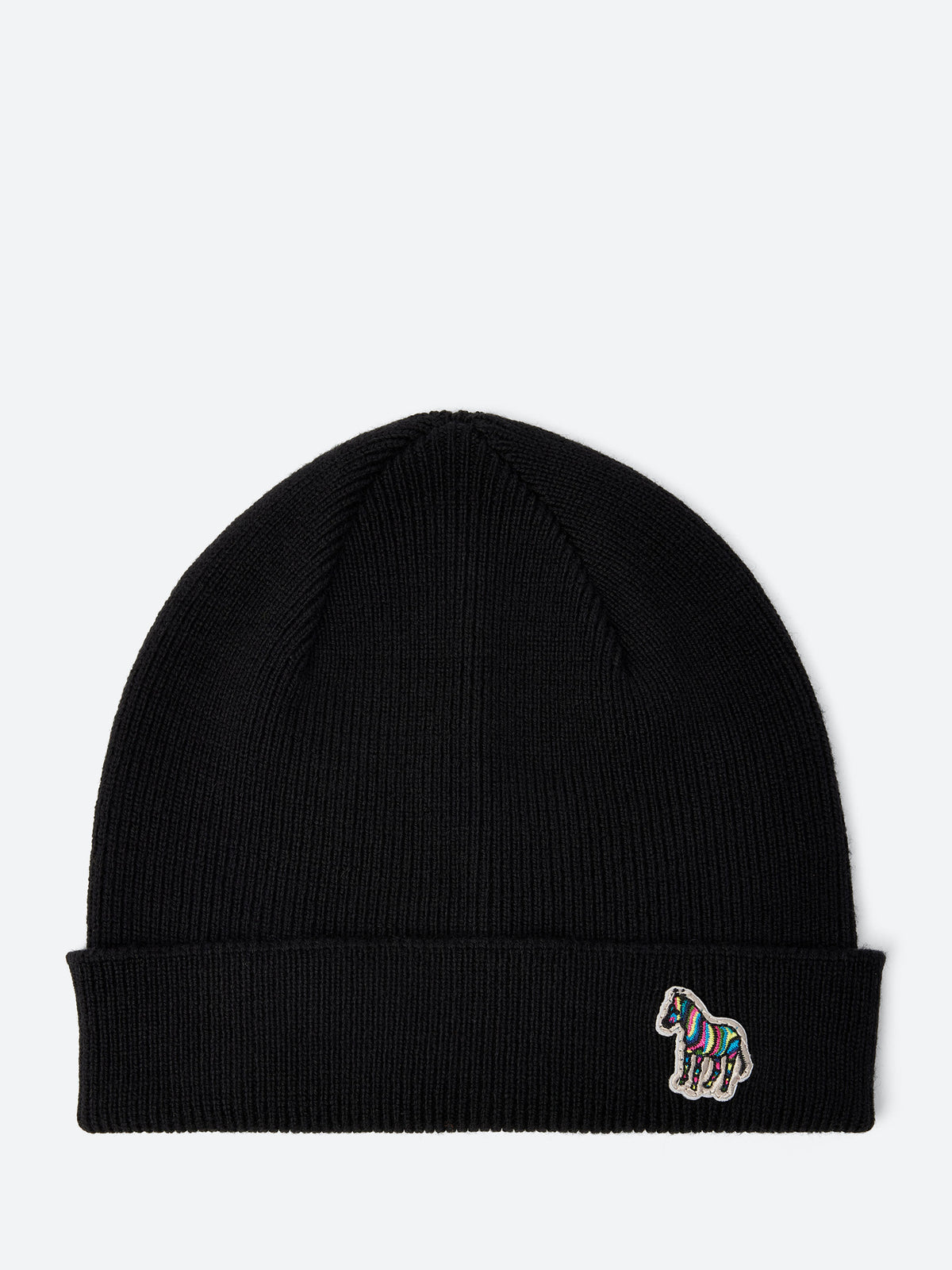 Zebra Logo Wool Beanie