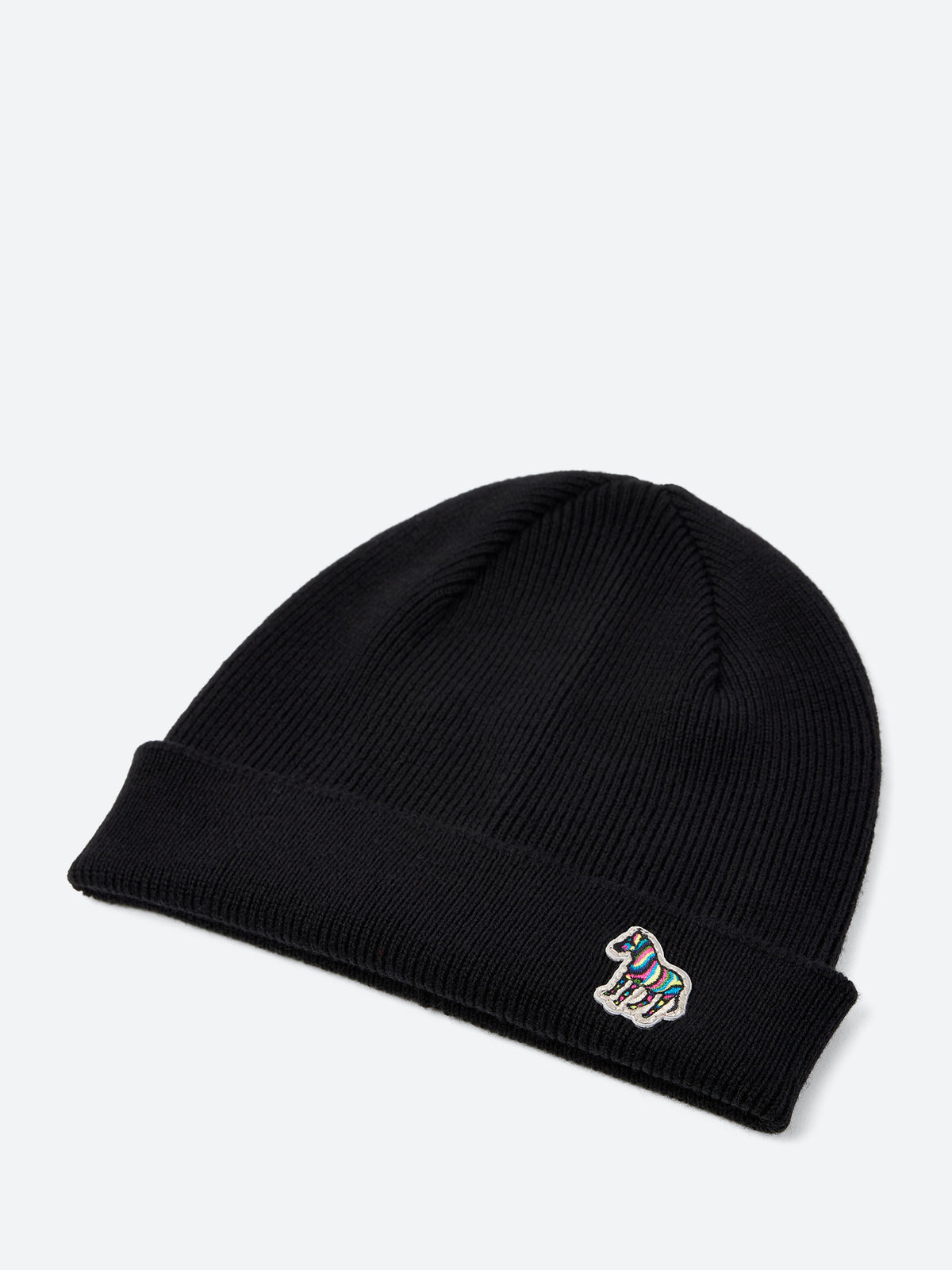 Zebra Logo Wool Beanie