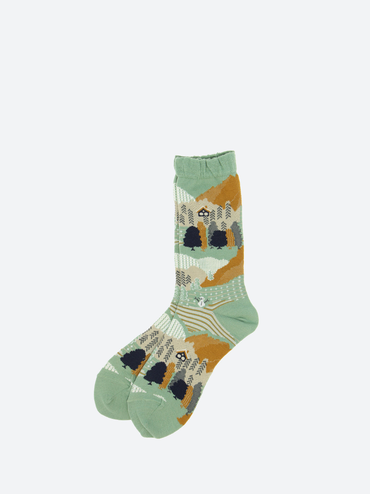 Snowy Winter Socks