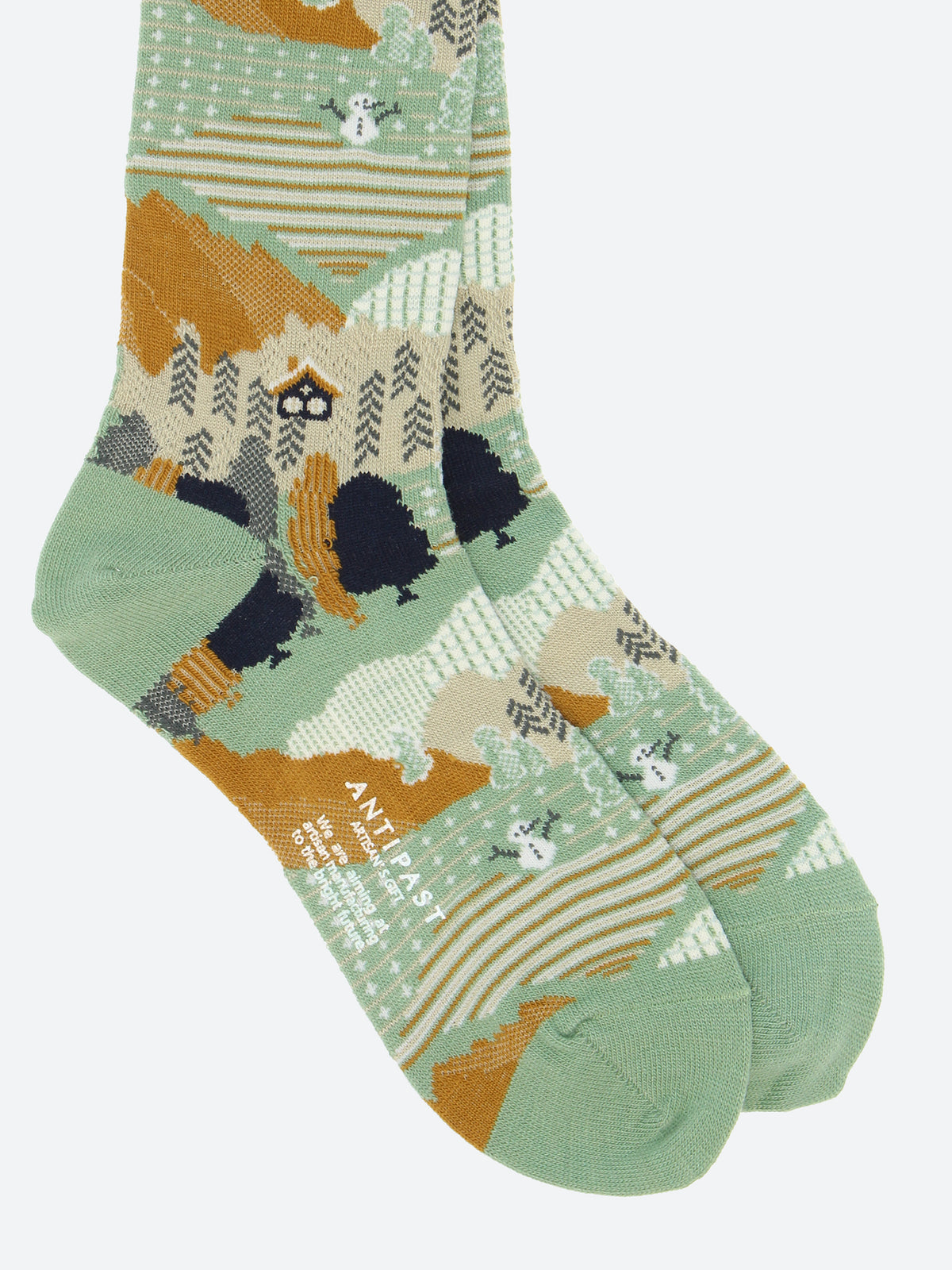 Snowy Winter Socks