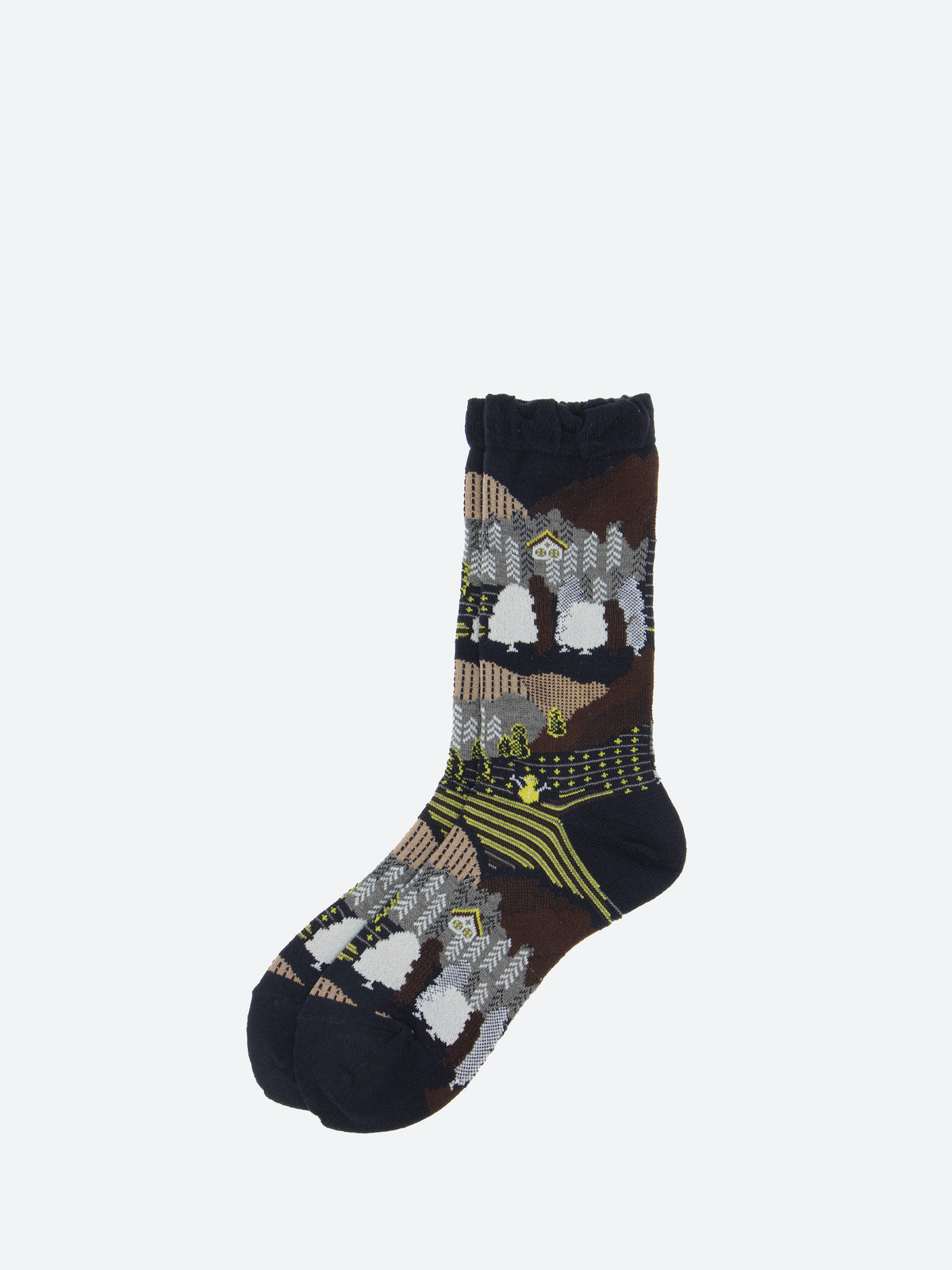 Snowy Winter Socks