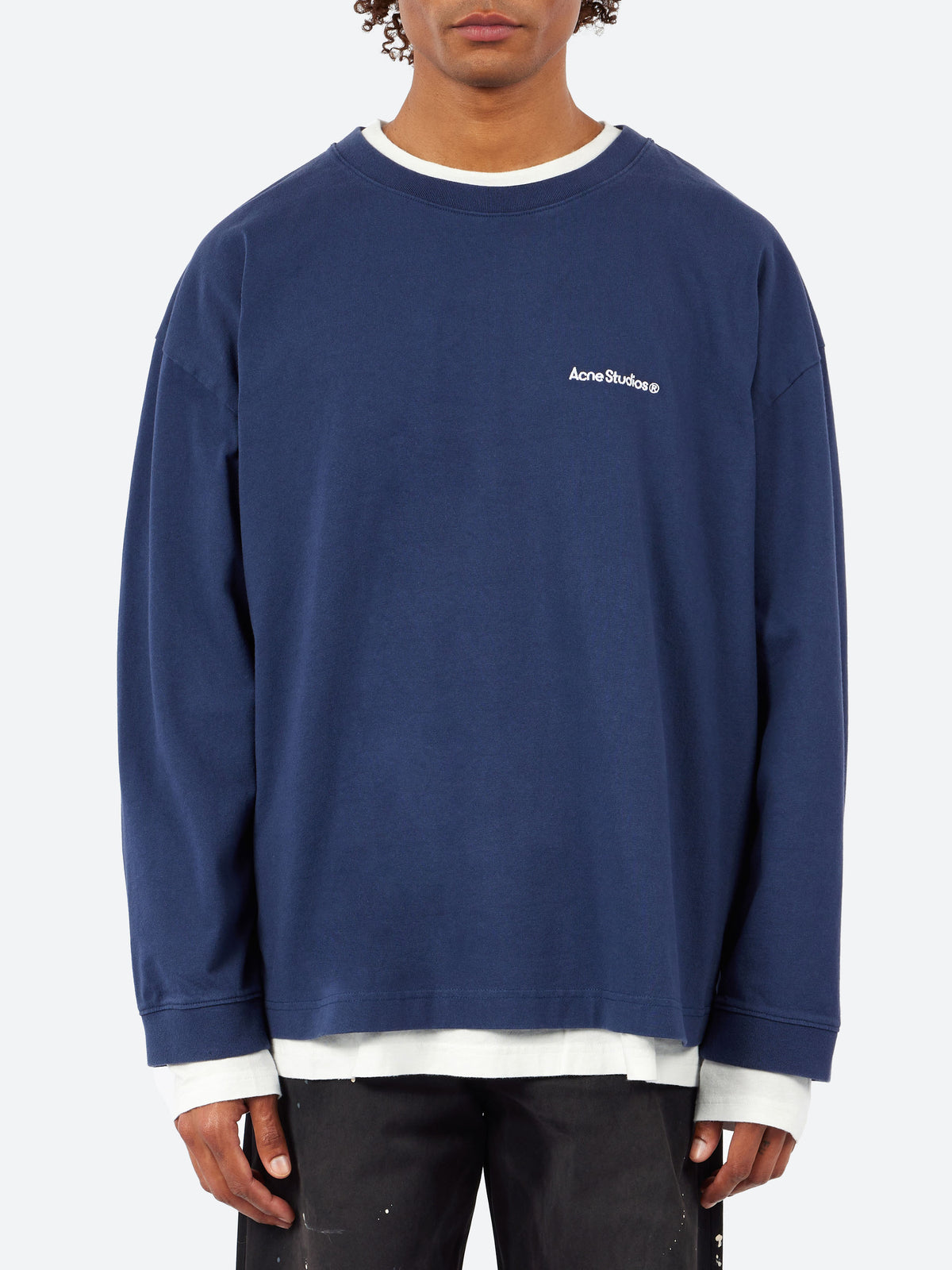 Layered Sweatshirt with Logo