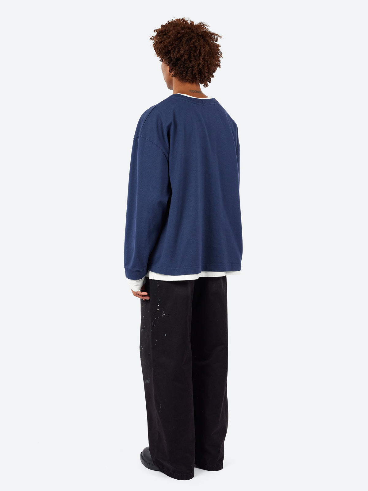 Layered Sweatshirt with Logo