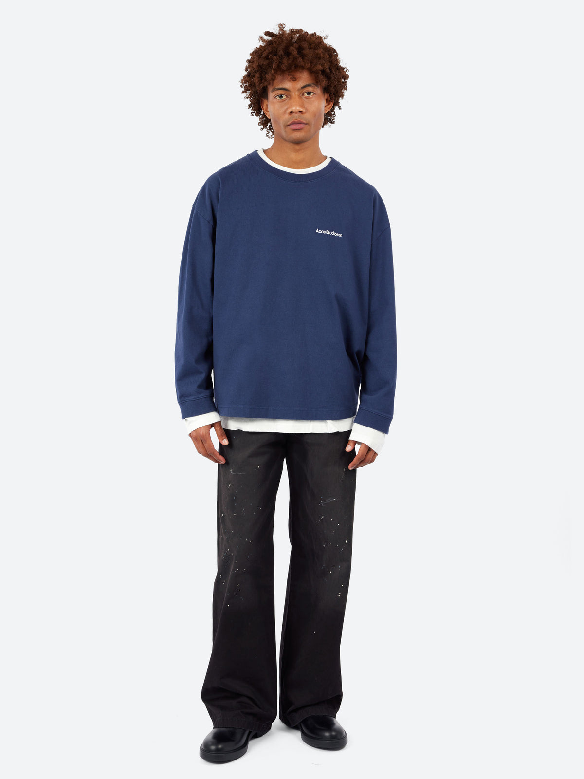 Layered Sweatshirt with Logo