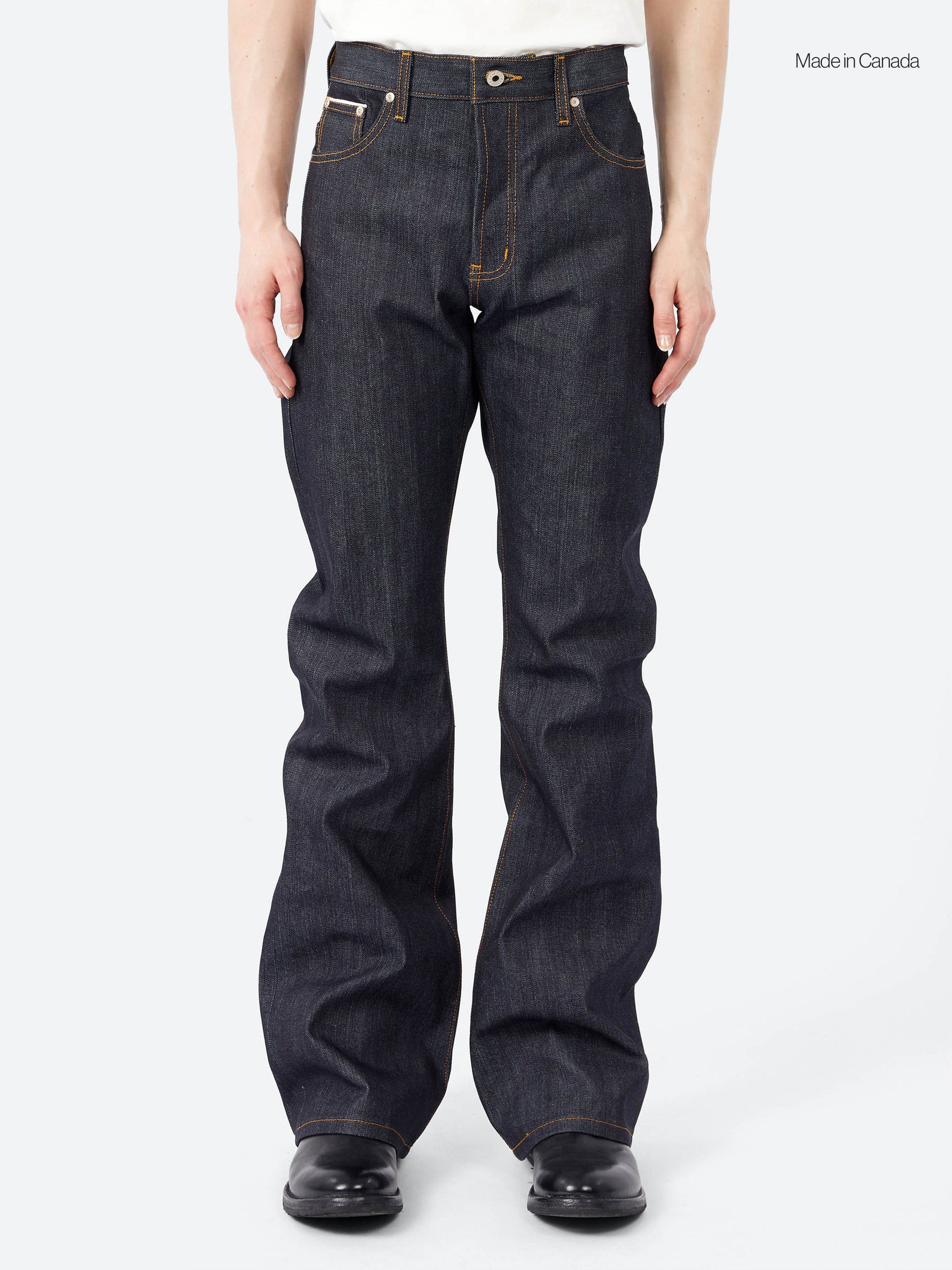 Naked & Famous - Left Hand Twill Selvedge Groovy Guy – gravitypope