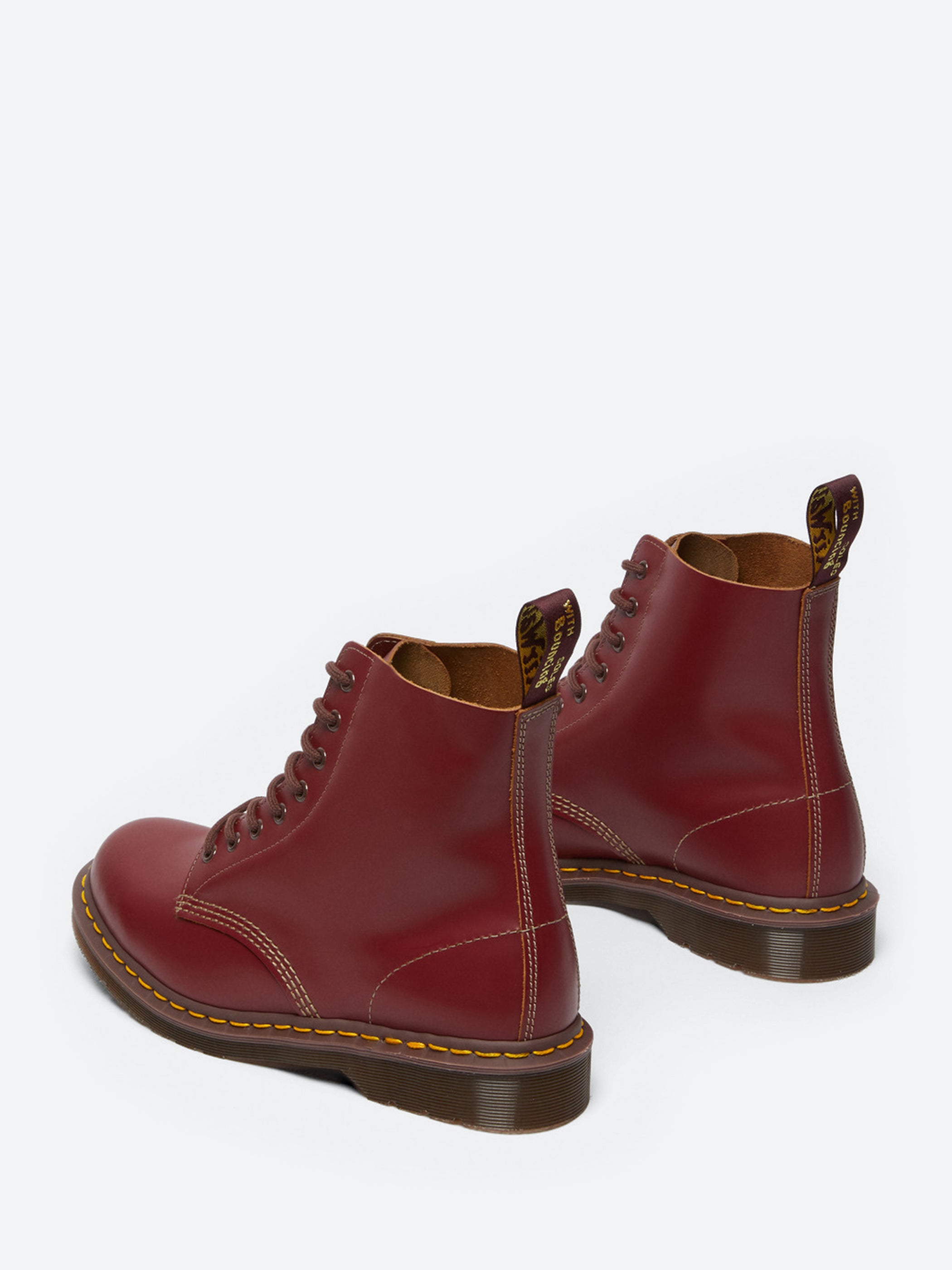 Dr. Martens - 8053 Quad Platform Shoes in Cherry Red Arcadia
