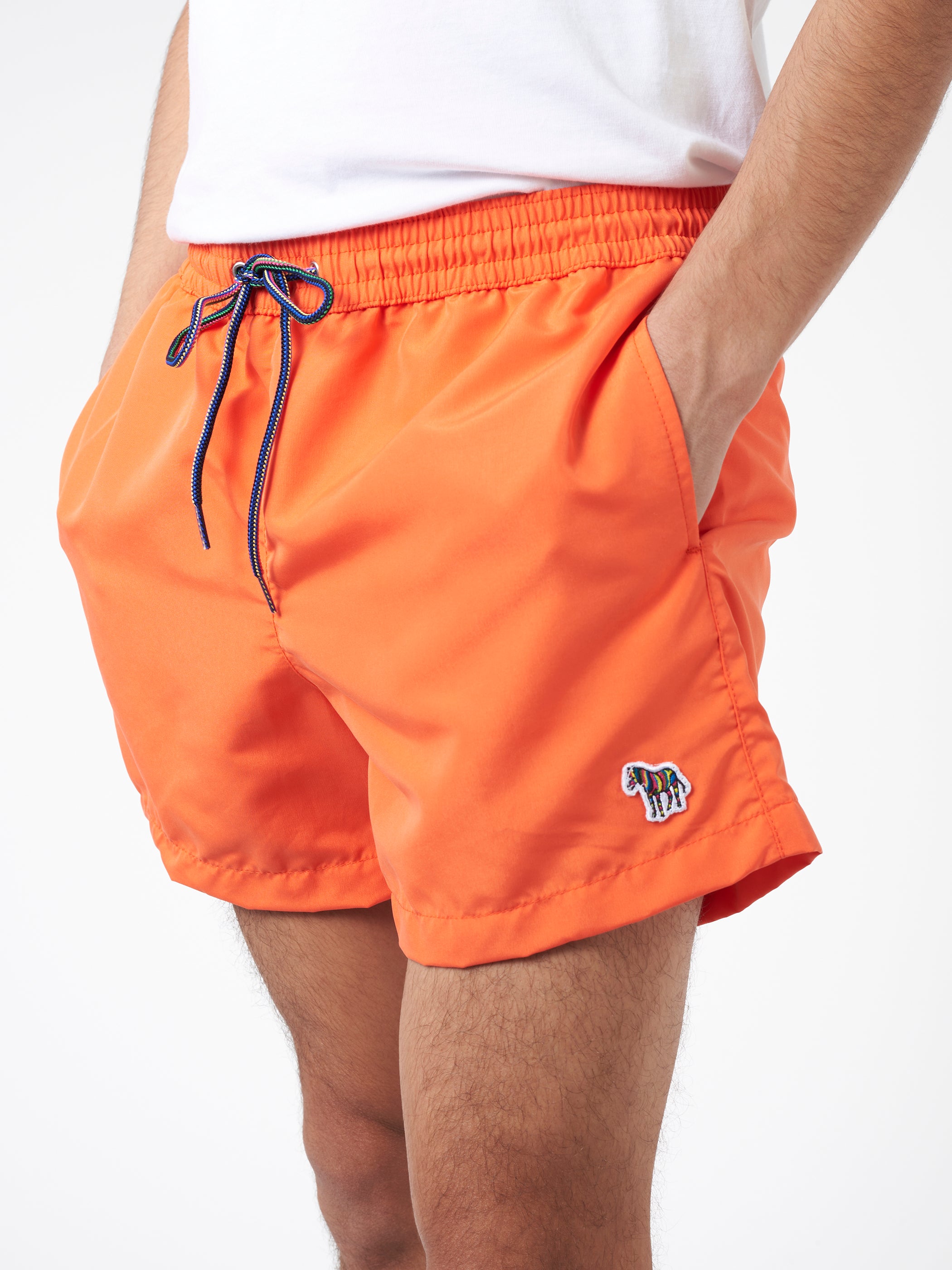 Zebra Logo Swim Shorts