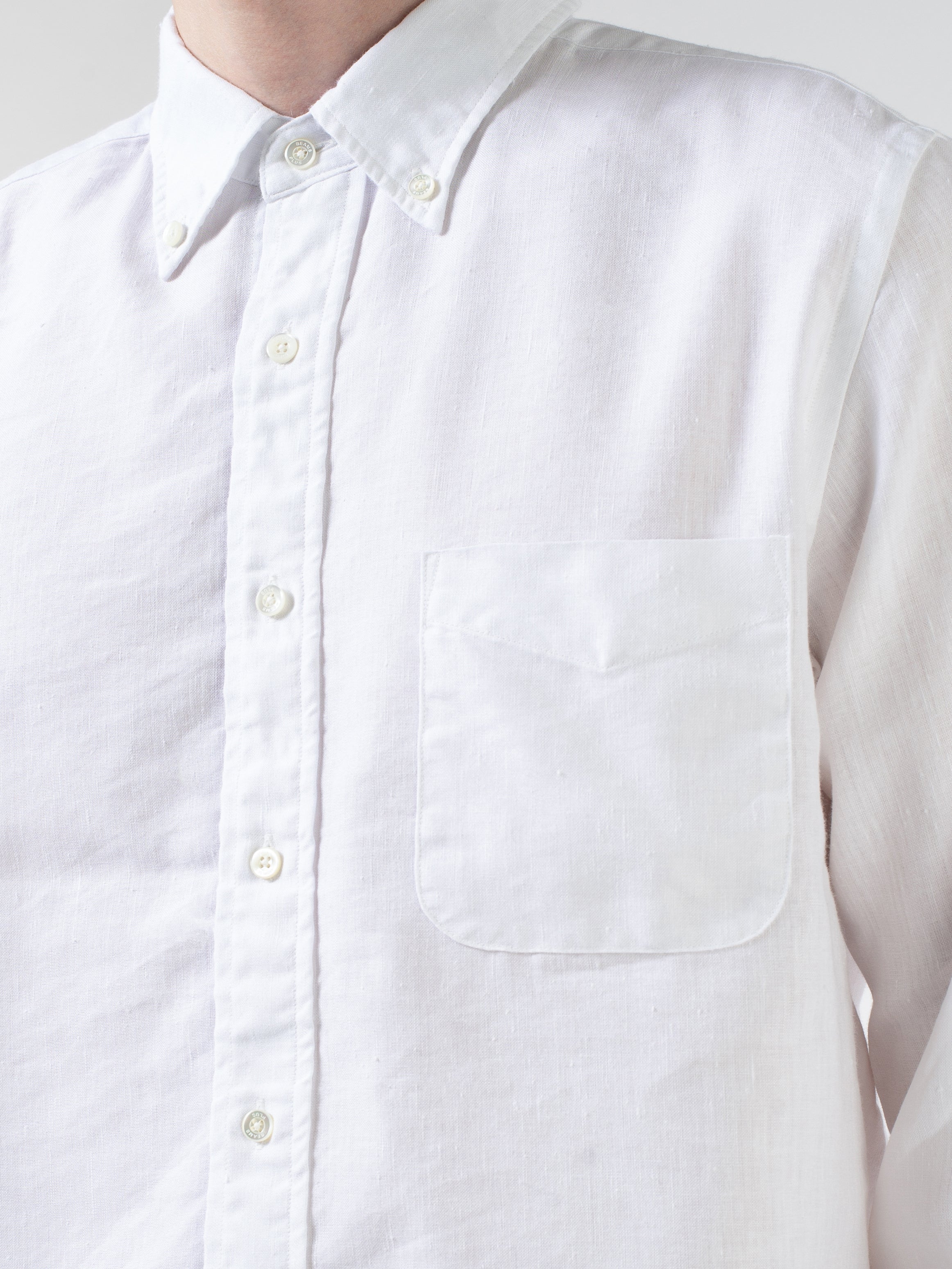 Linen Coolmax Button-Down Shirt