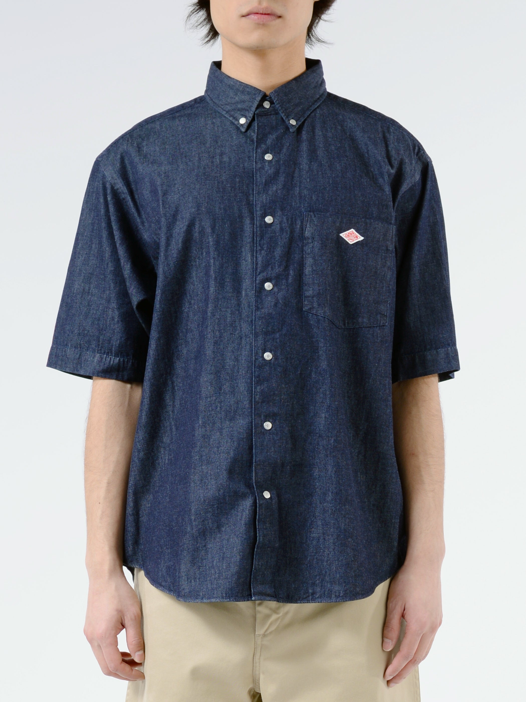 Men's Denim Dungaree B.D. S/S Shirt